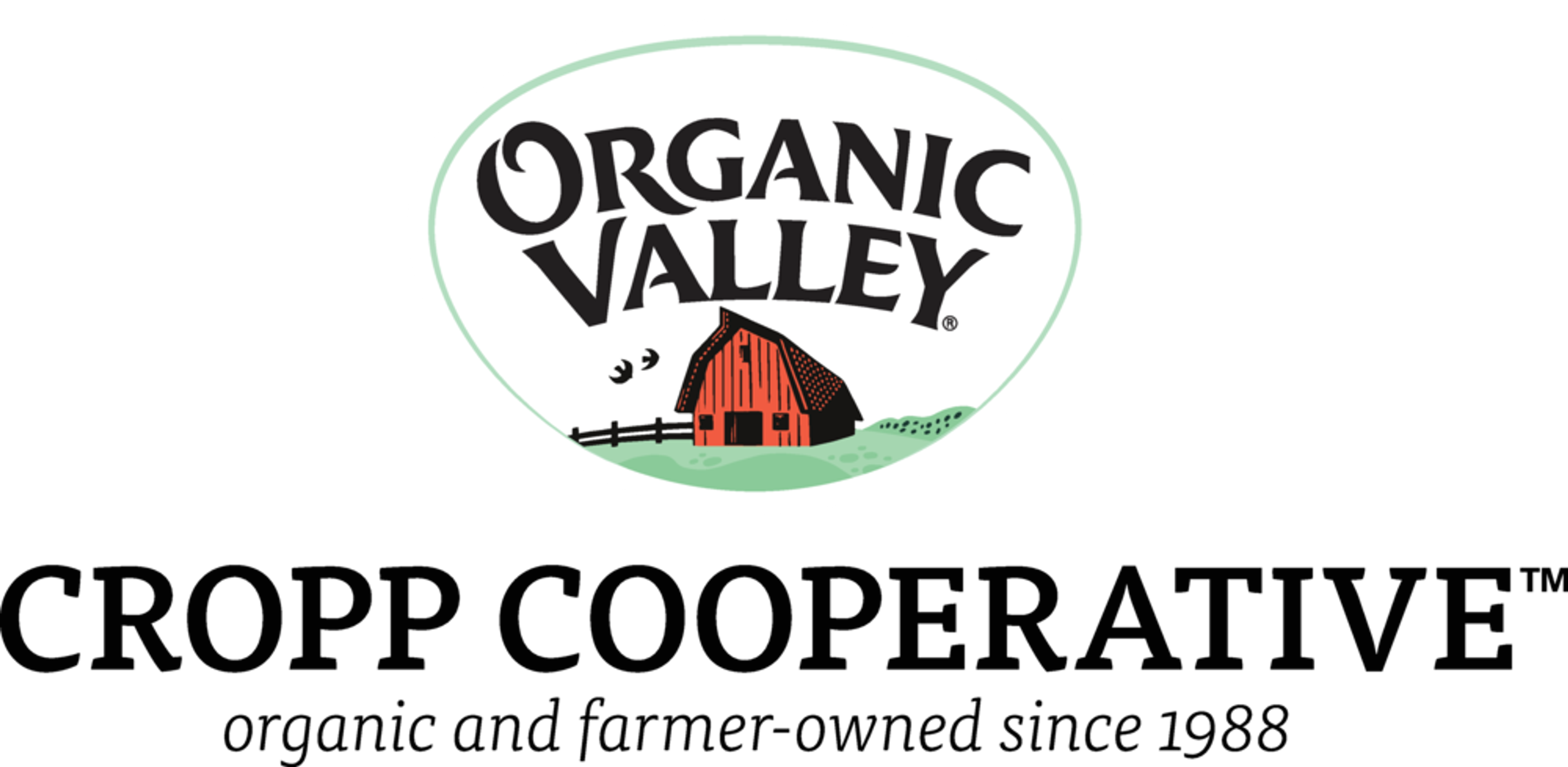 Organic Valley, Organic Prairie, and CROPP Cooperative logos