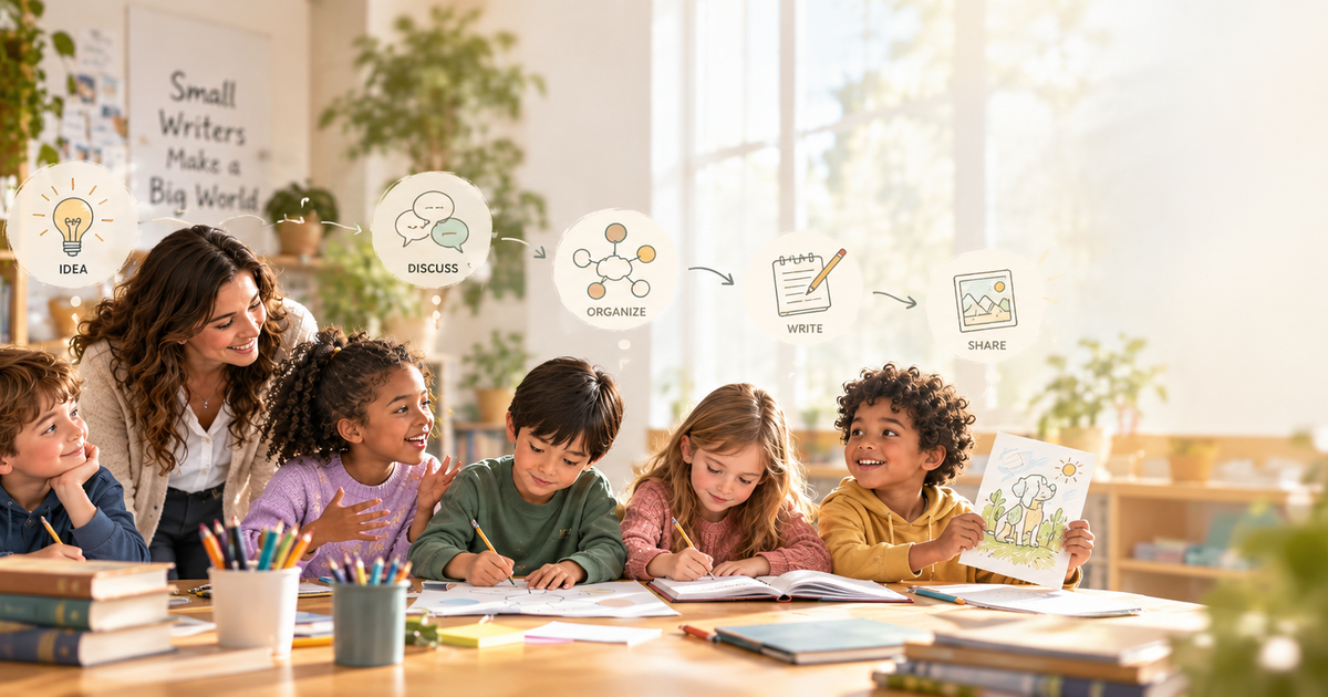 Teaching Writing to Children: From Ideas to Expression