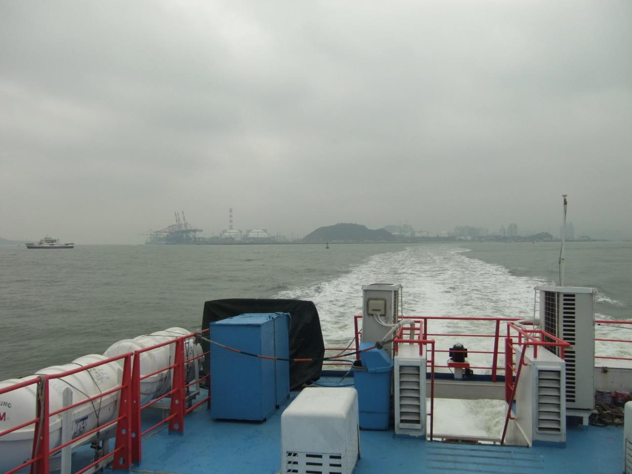 Ferry Marco Polo assurant la liaison maritime entre Kinmen et Xiamen.