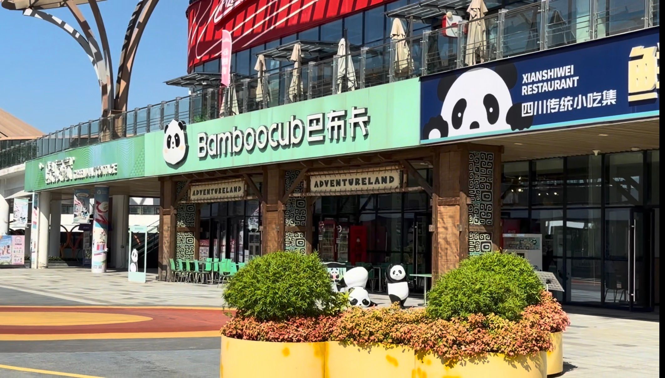 Panda géant photographié à Chengdu en 2026.