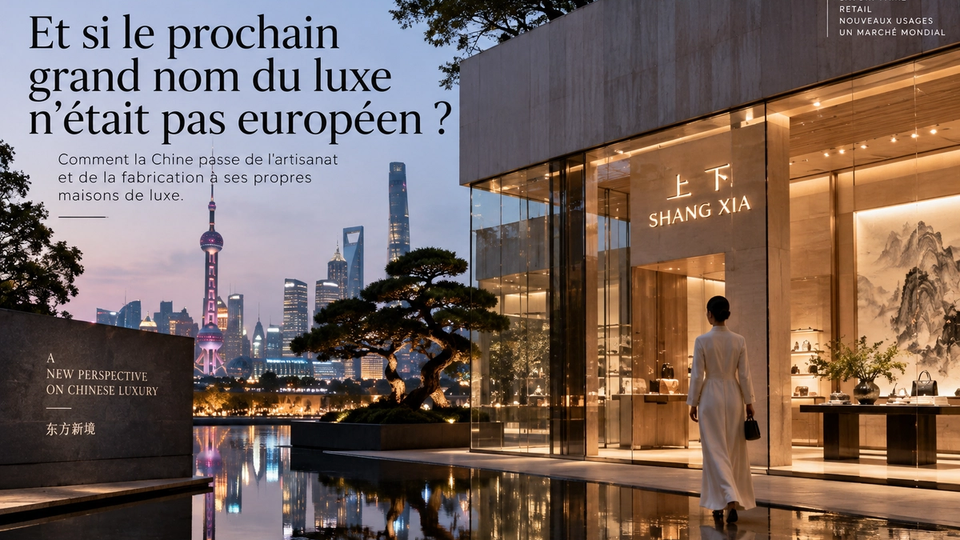 Composition éditoriale STORIMITIK inspirée d’une maison de luxe chinoise contemporaine à Shanghai.