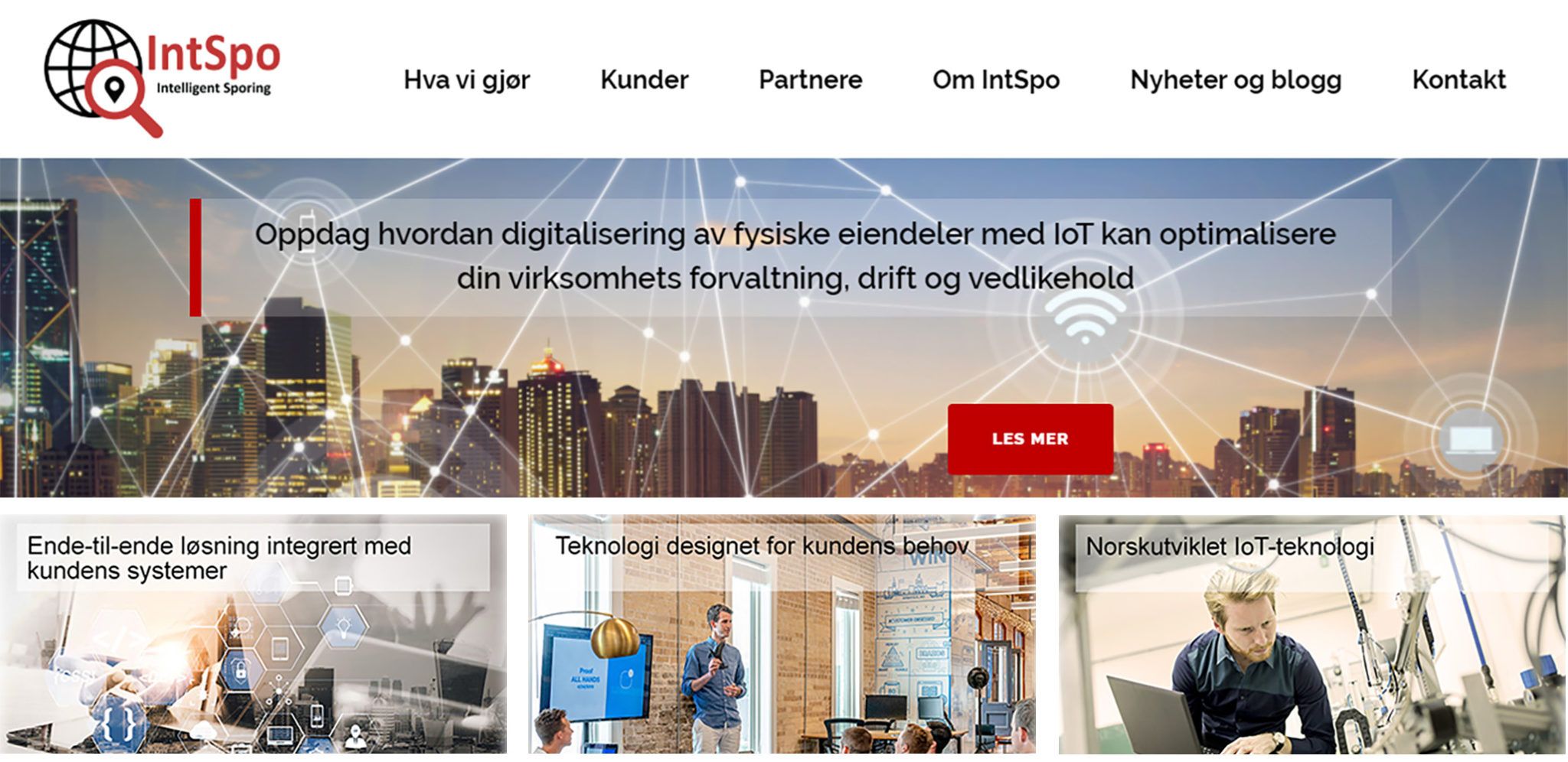 IntSpo med ny nettside og sosiale medier