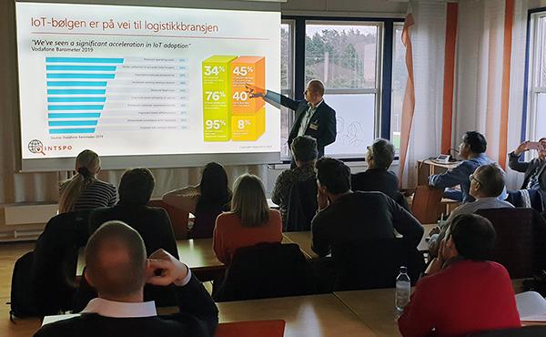 Oversikt over områder der man ser effekter fra å ta i bruk IoT. Hans Erik Karsten, daglig leder i IntSpo