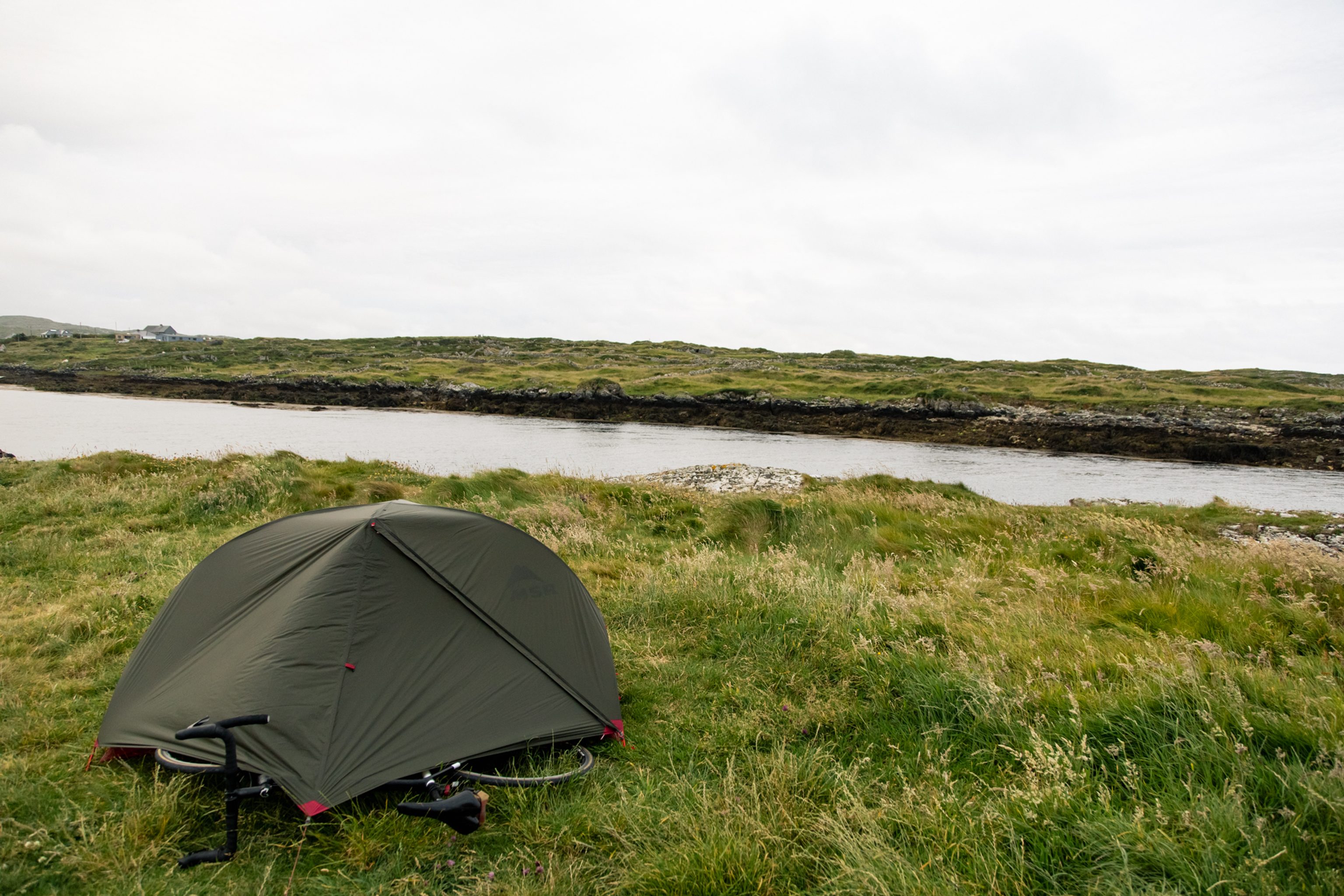 The Hubba Bikepack 1 Tent in action on our recent bikepacking trip