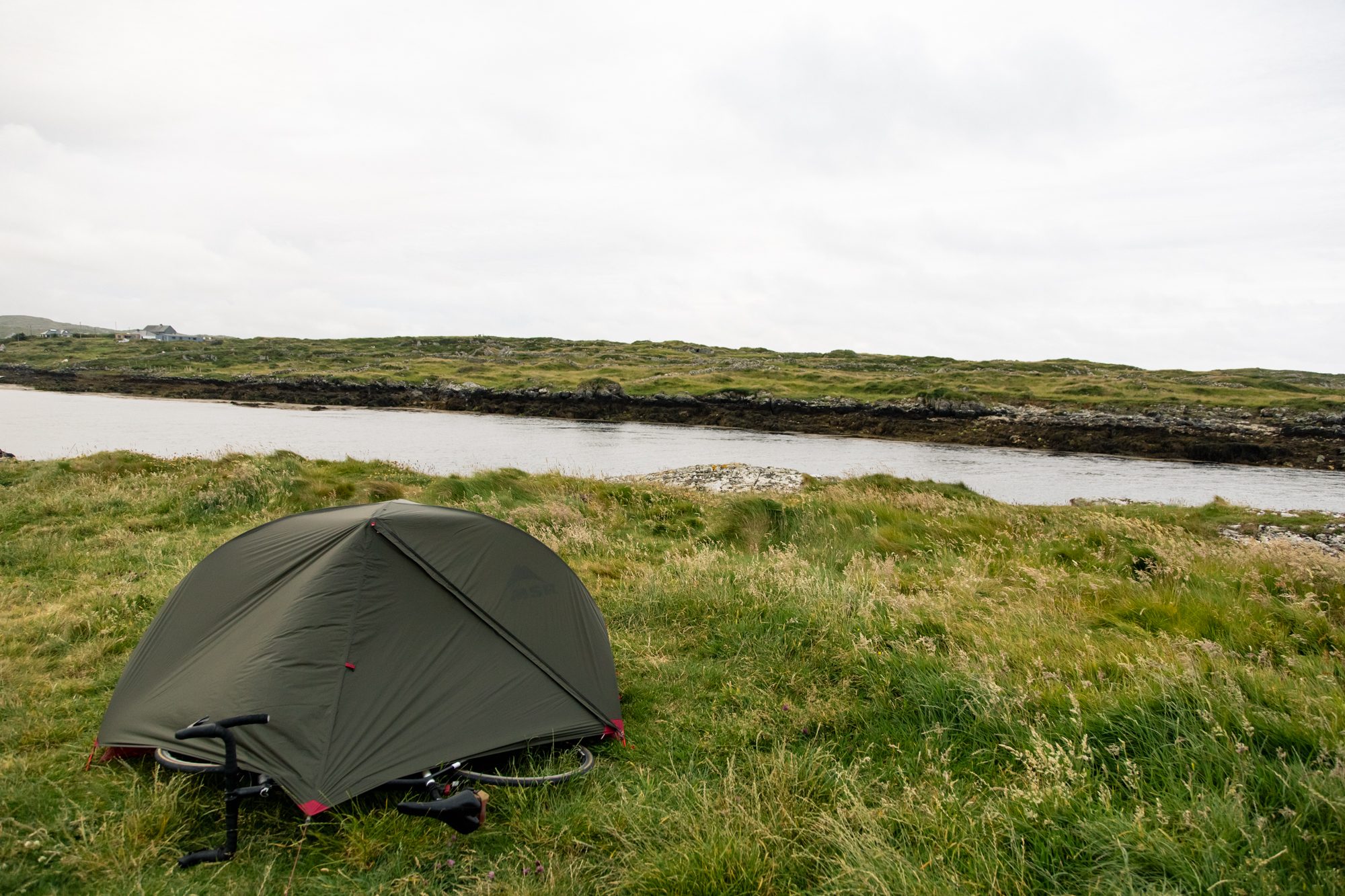 The Hubba Bikepack 1 Tent in action on our recent bikepacking trip