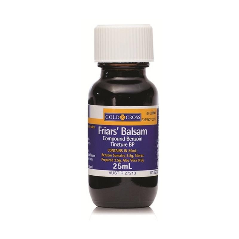 how to treat blisters friars balsalm