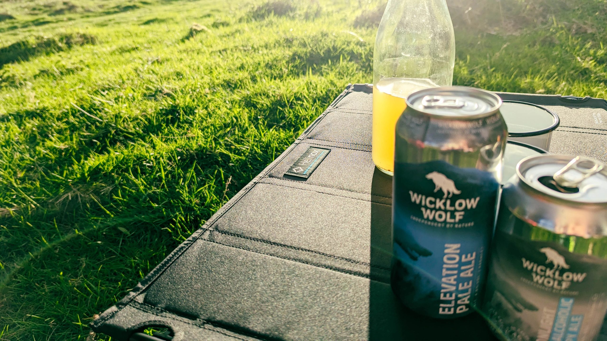Wicklow Wolf on the Helinox Table One
