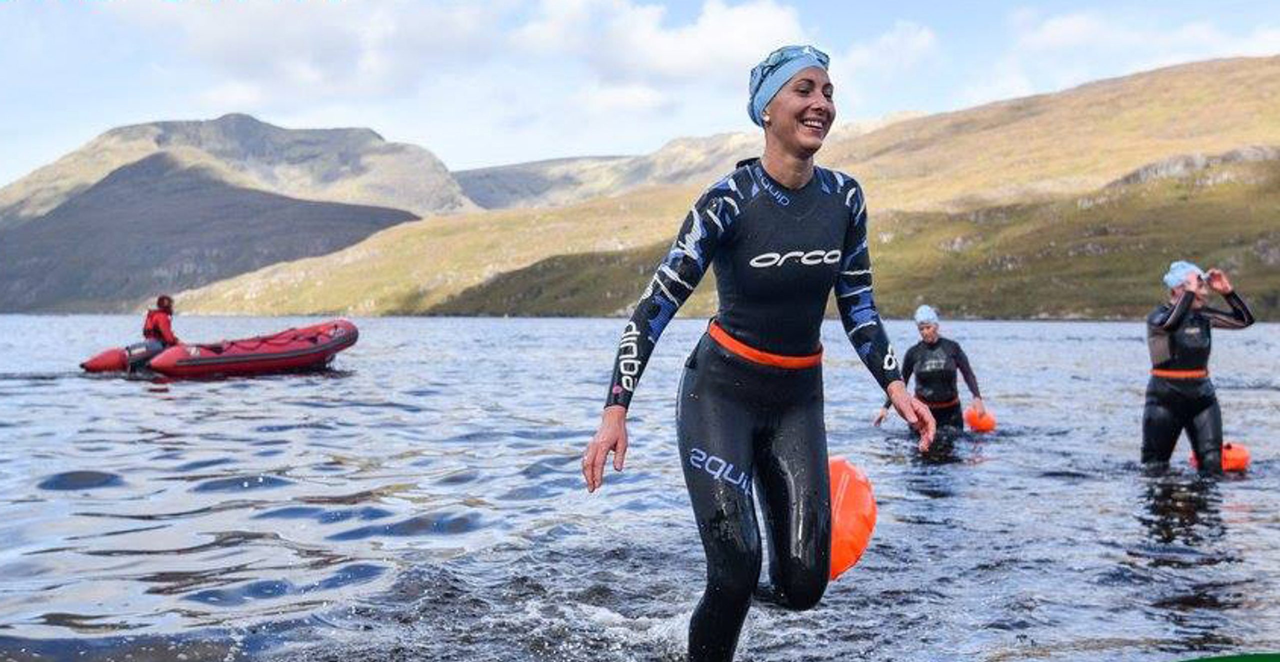 Open water swimming races