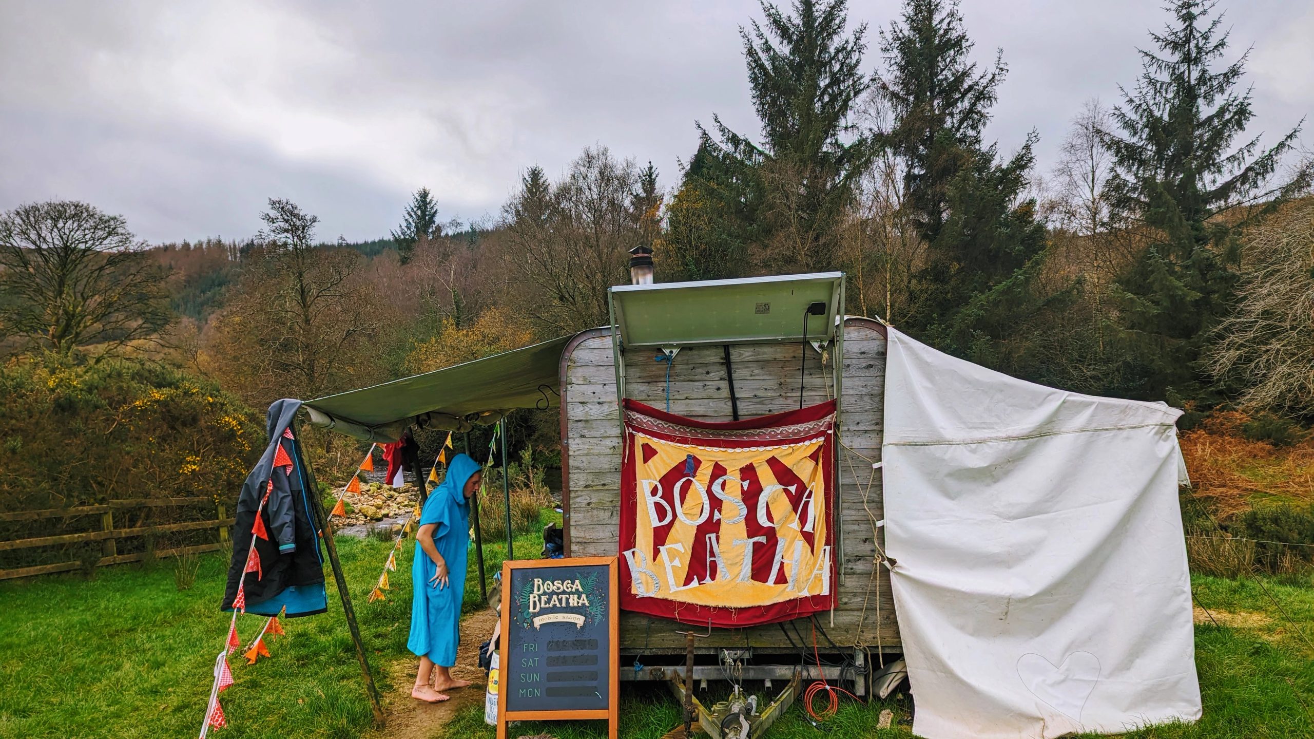 Bosca Beatha sauna in Glenmalure