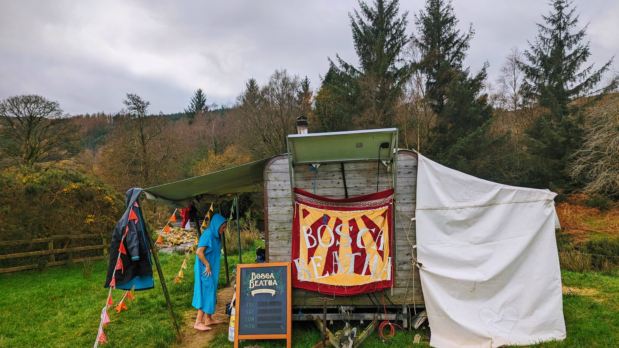 Bosca Beatha sauna in Glenmalure