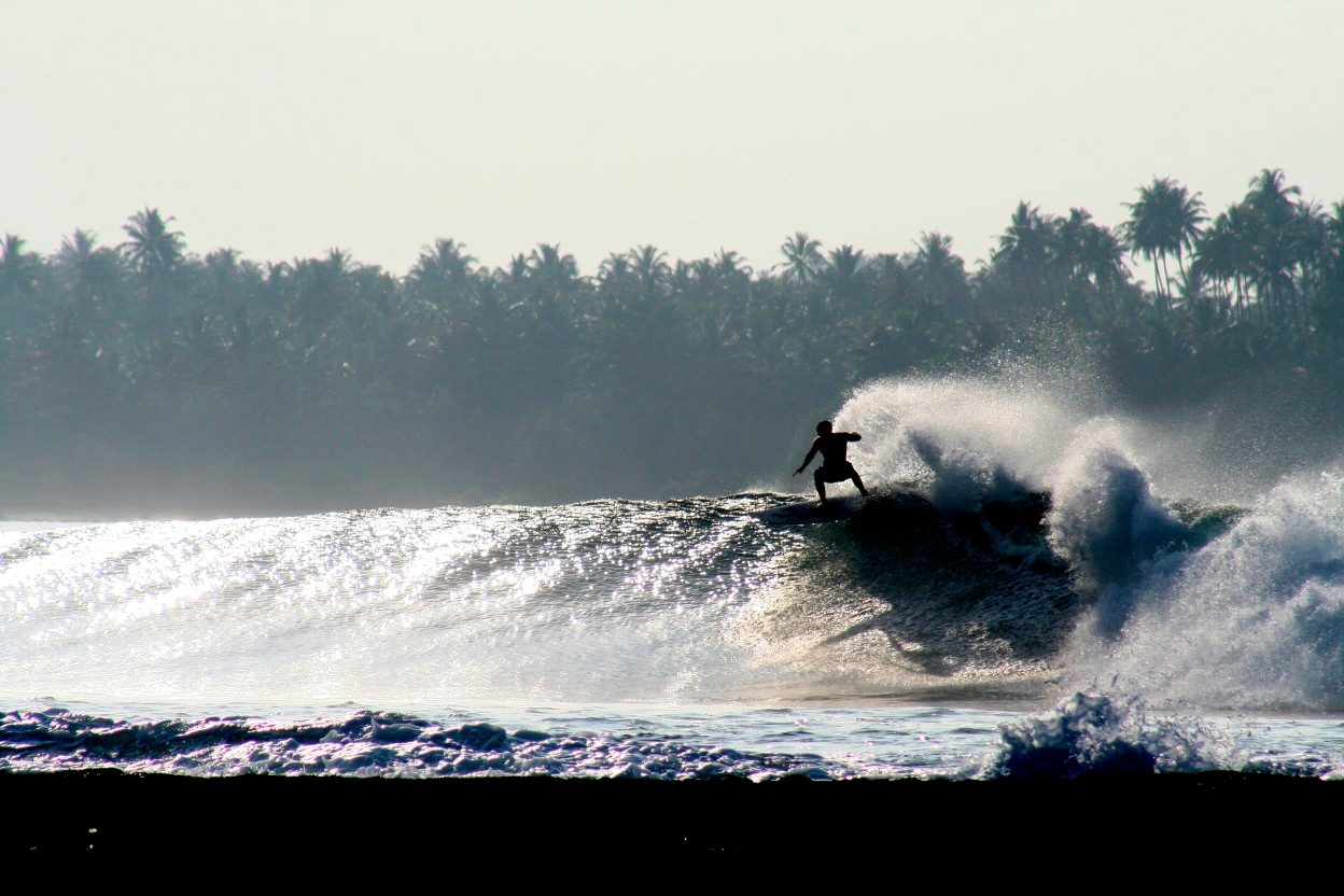 Surfing in Nias Indonesia