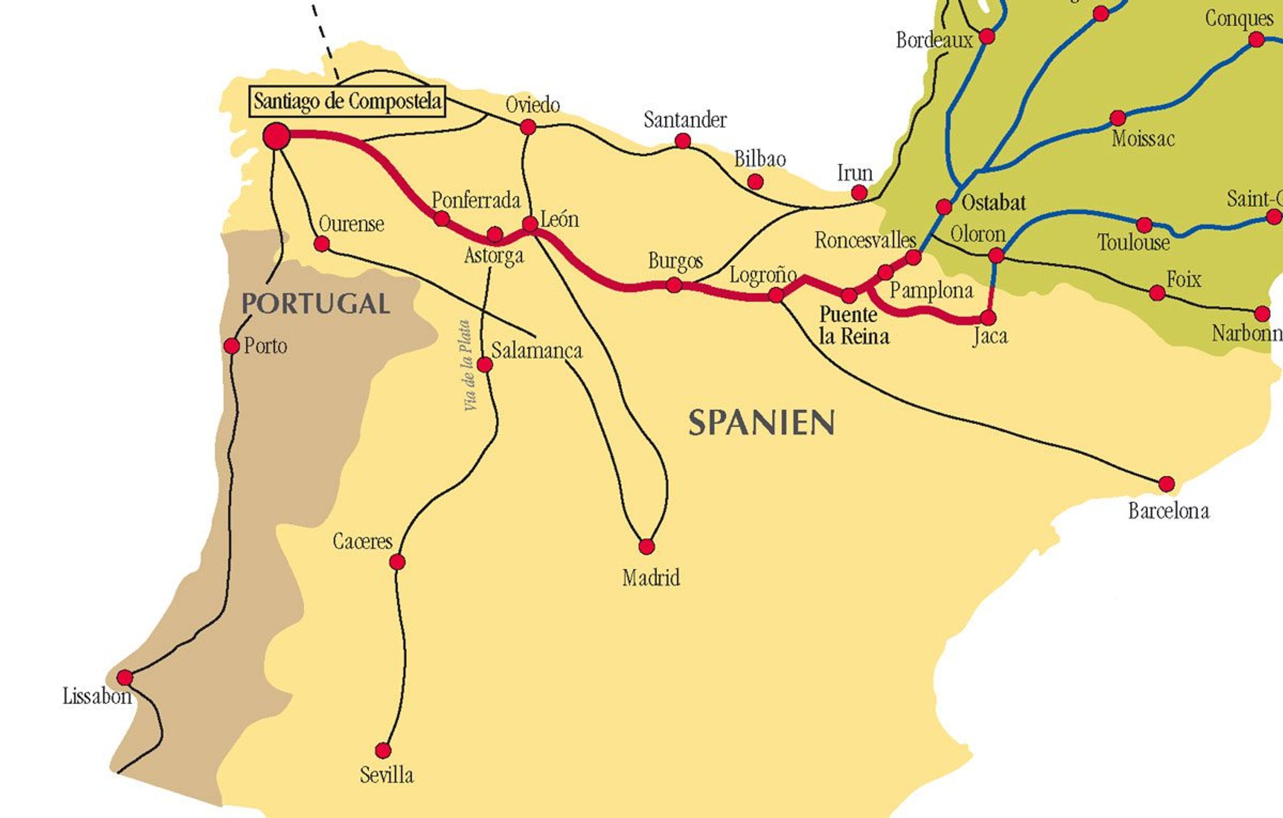 camino-de-santiago-routes