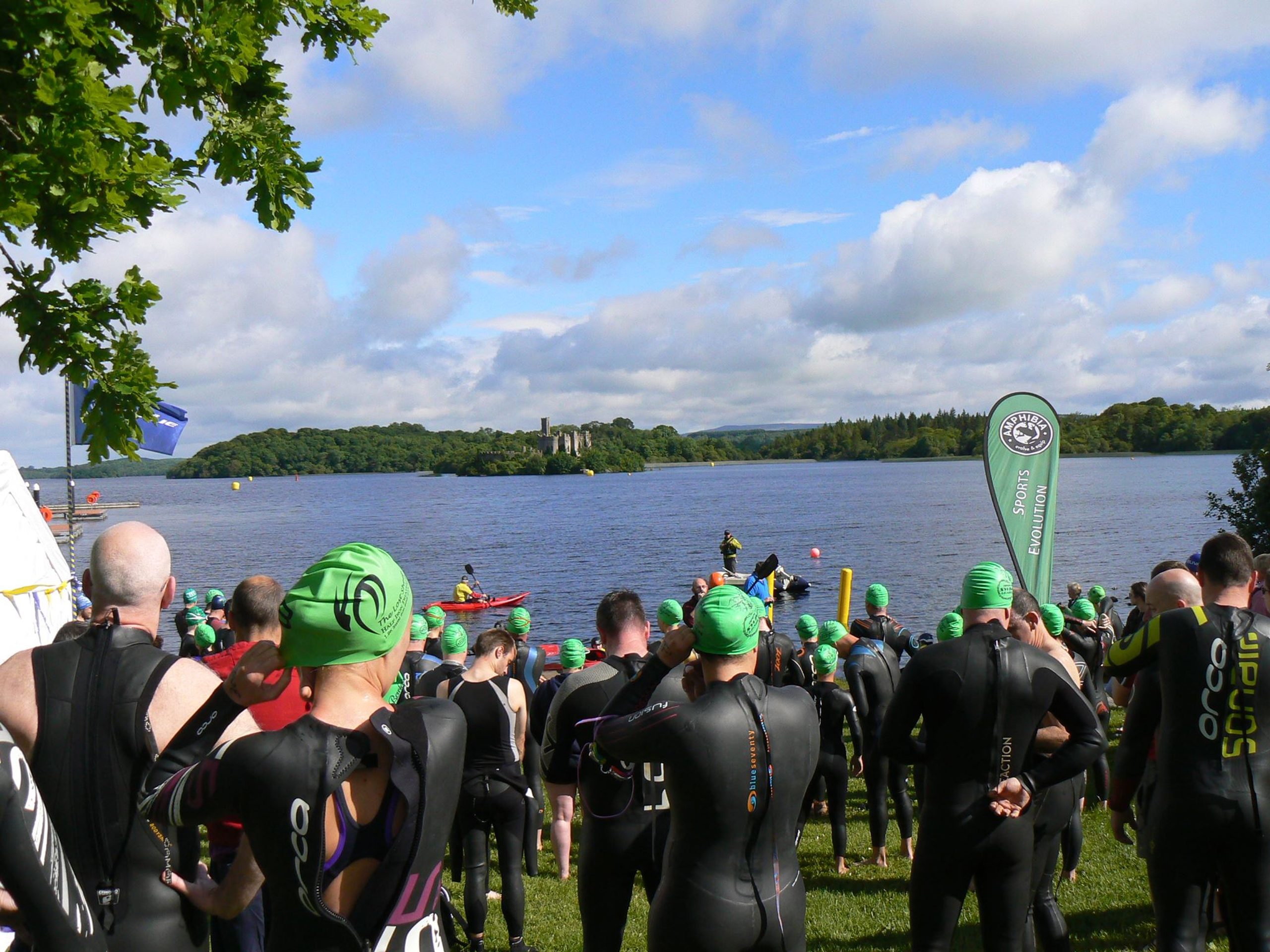 Open water swimming races
