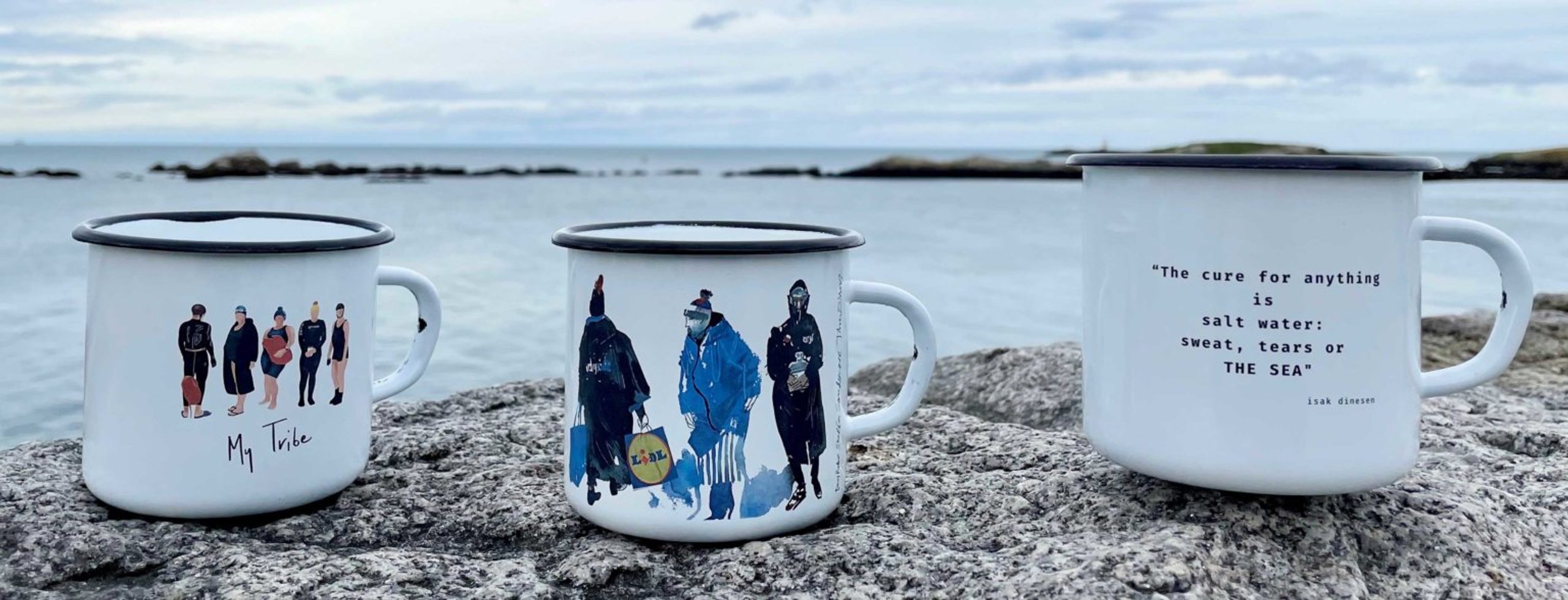 Outsider's Enamel Mug