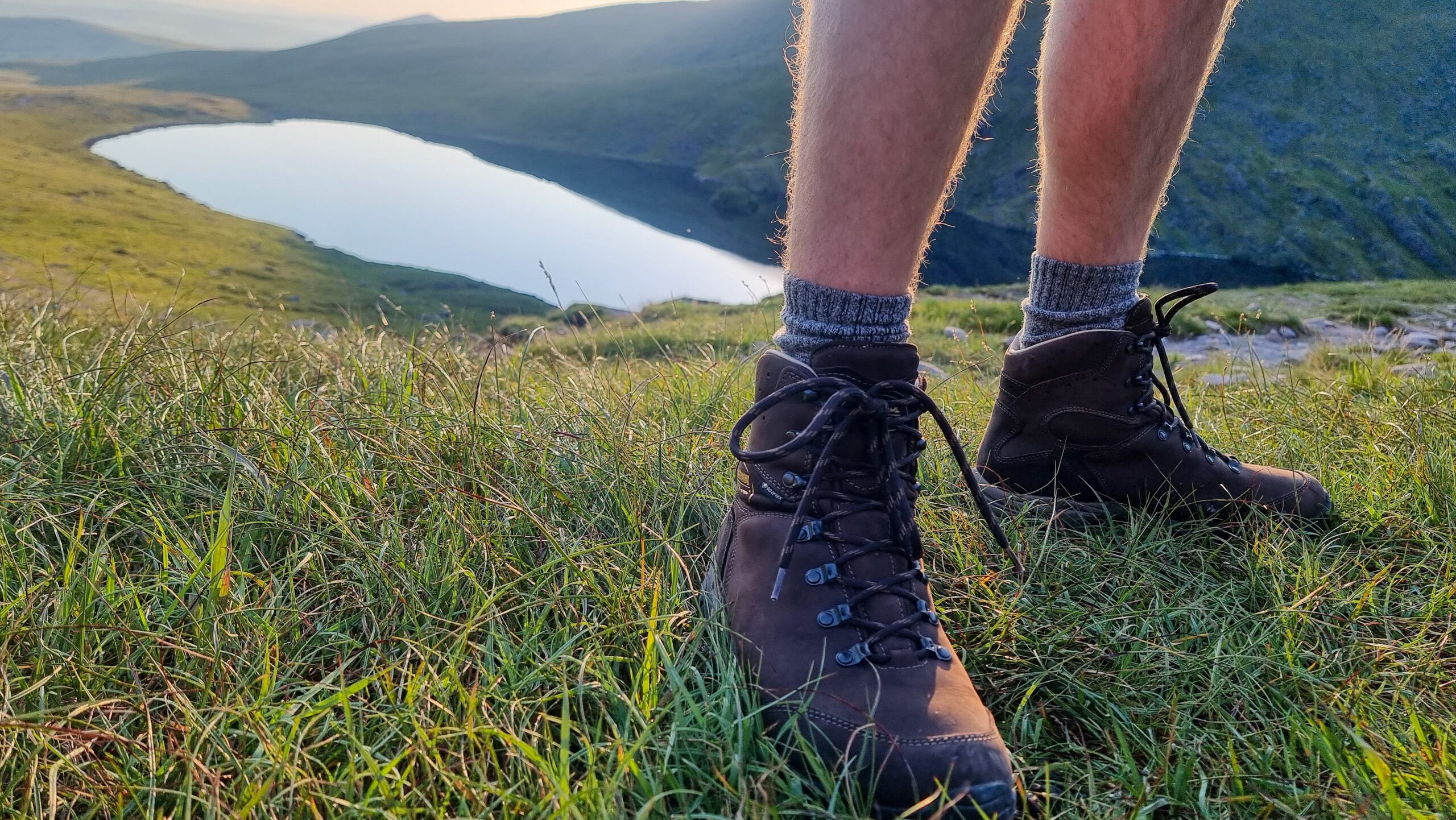 Hiking boots on Carrauntoohill