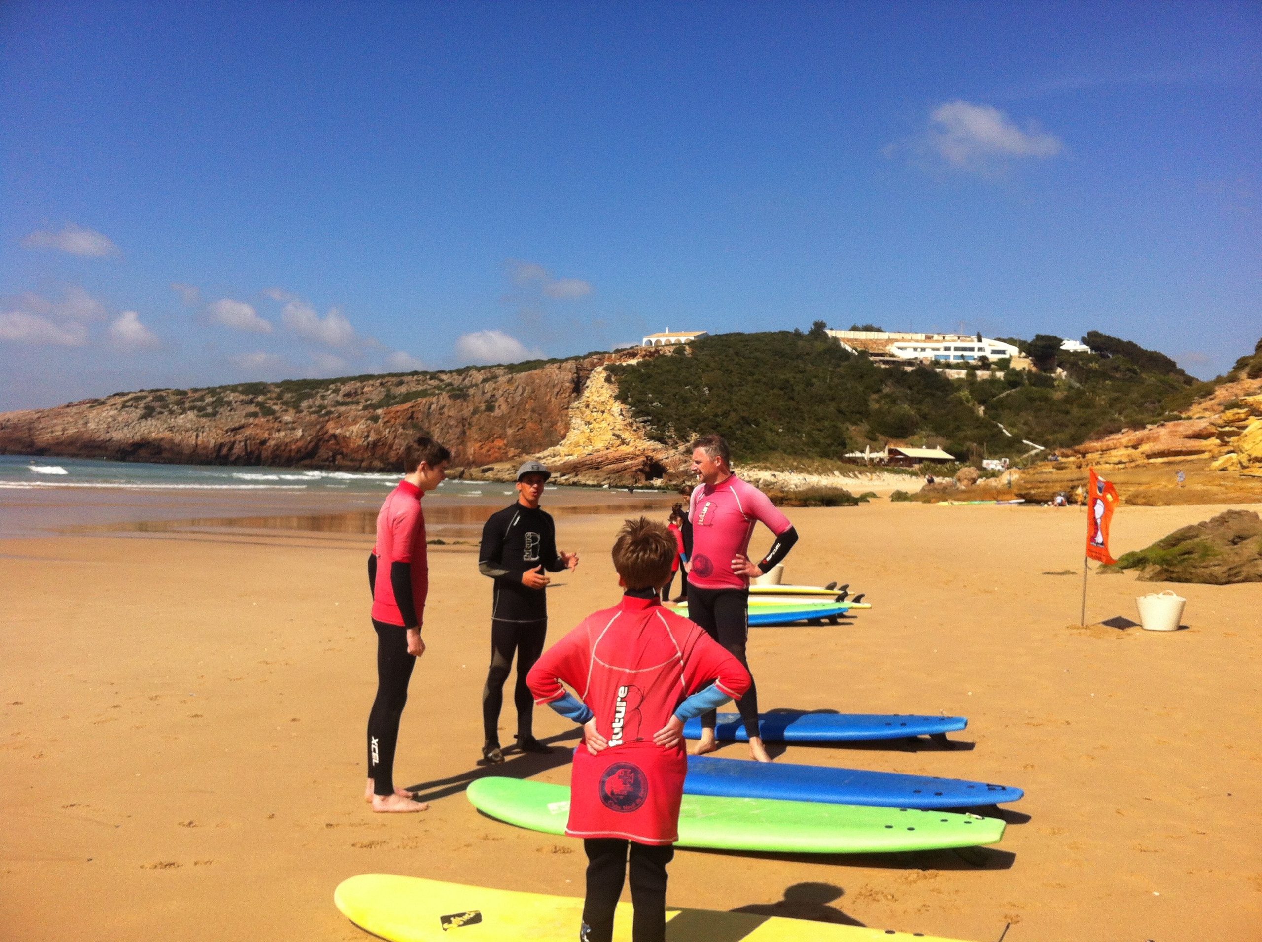 Surf lessons are offered at Martinhal Sagres