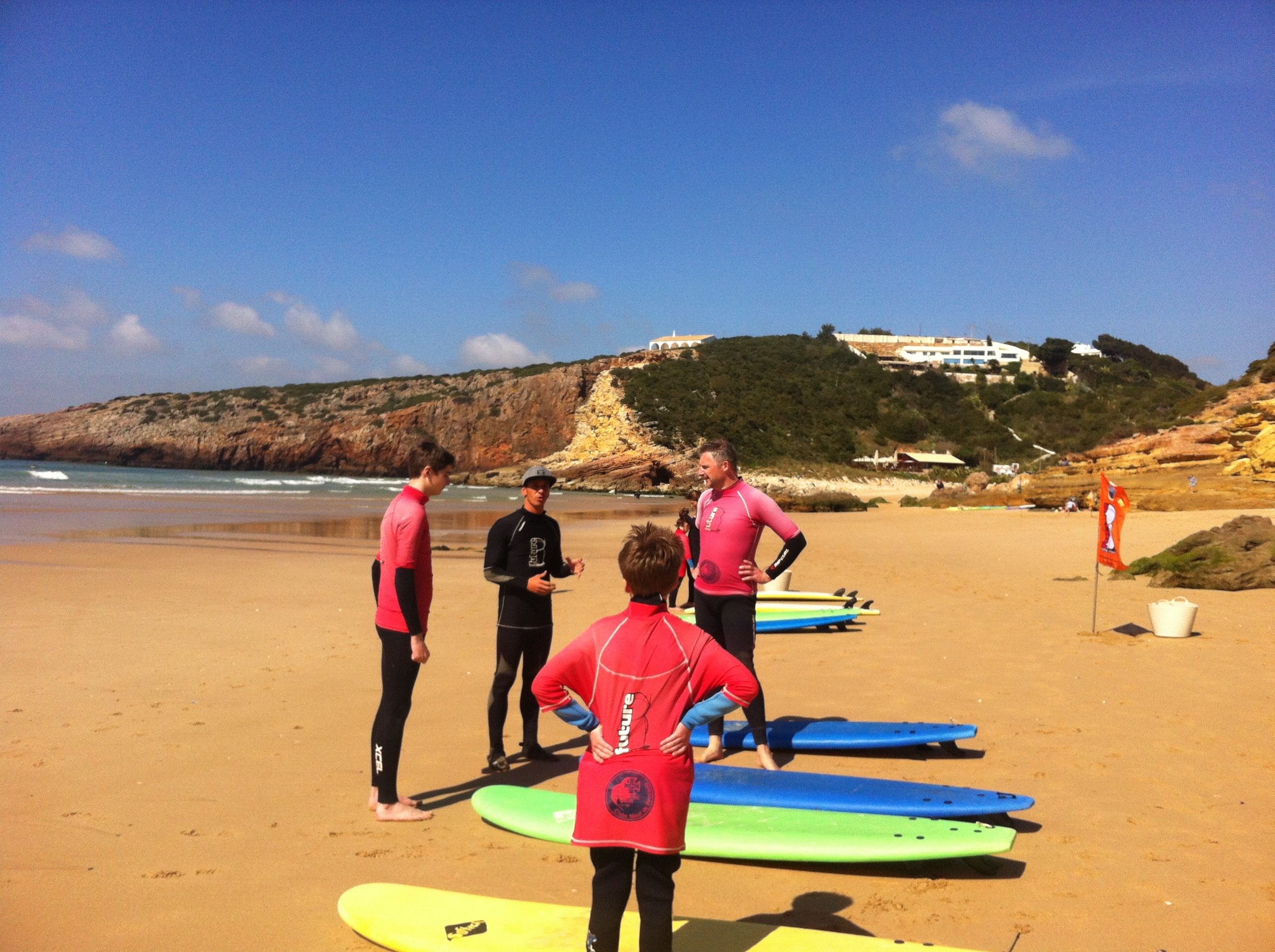 Surf lessons are offered at Martinhal Sagres