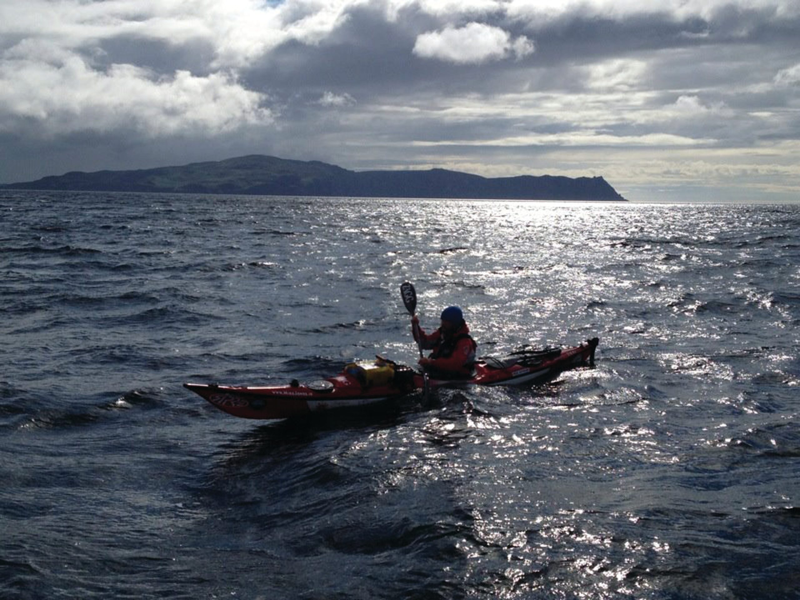 Mike Jones at sea