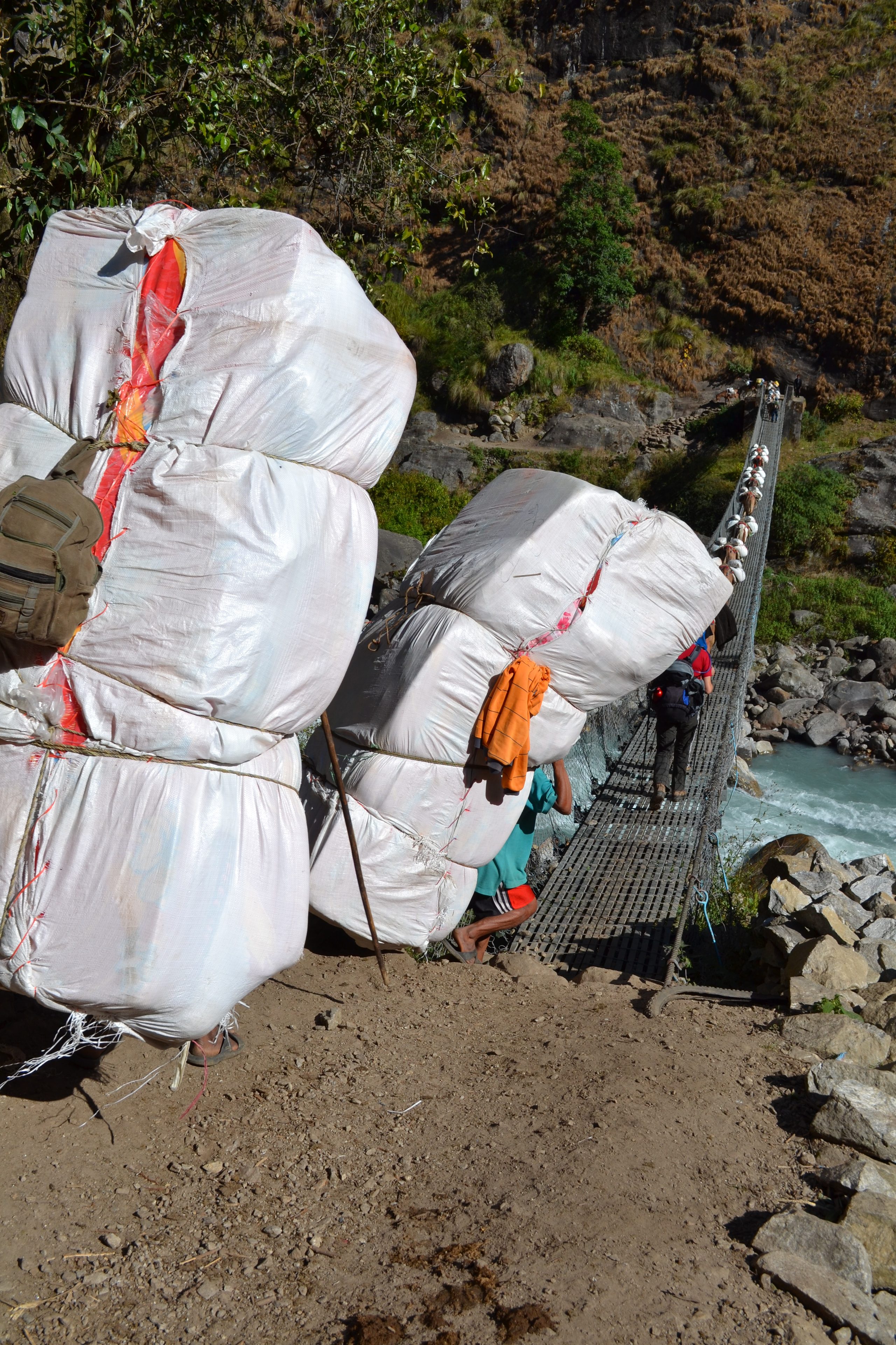 Porters in Nepal