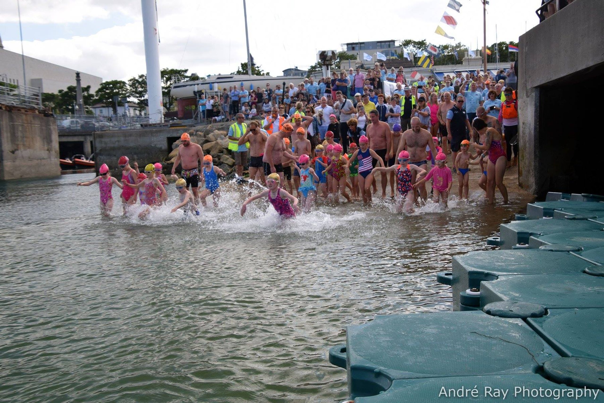 Open water swimming events