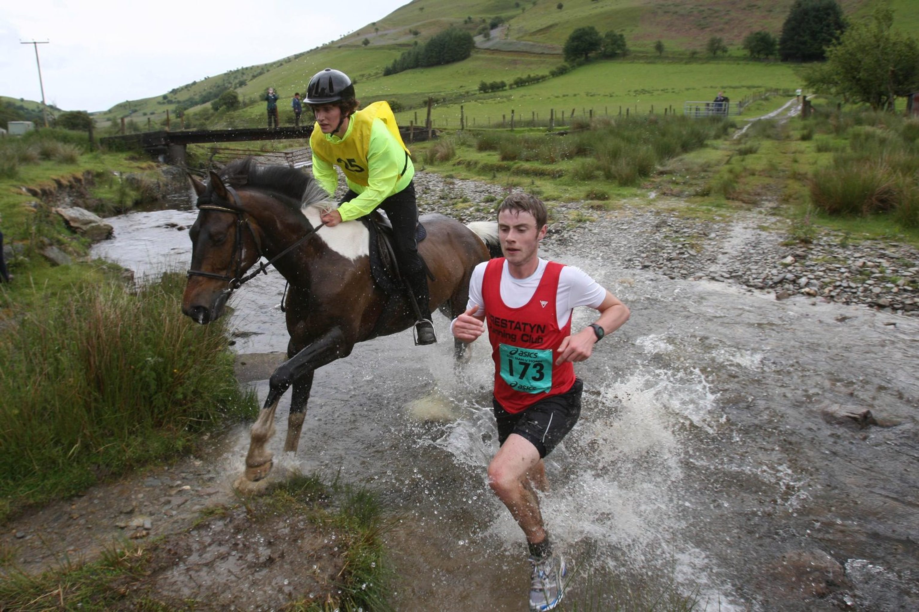 worlds quirkiest events man vs horse