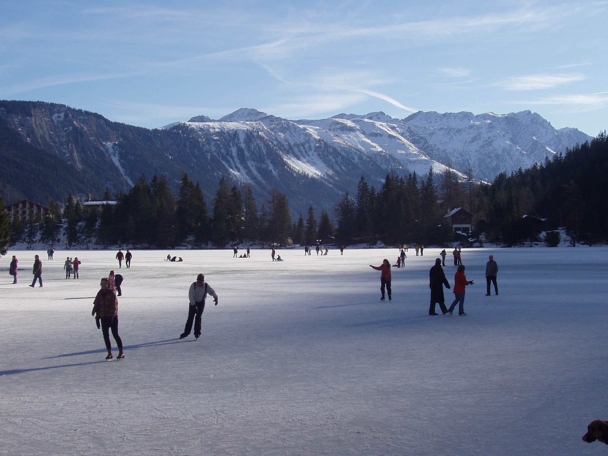 Ice skating