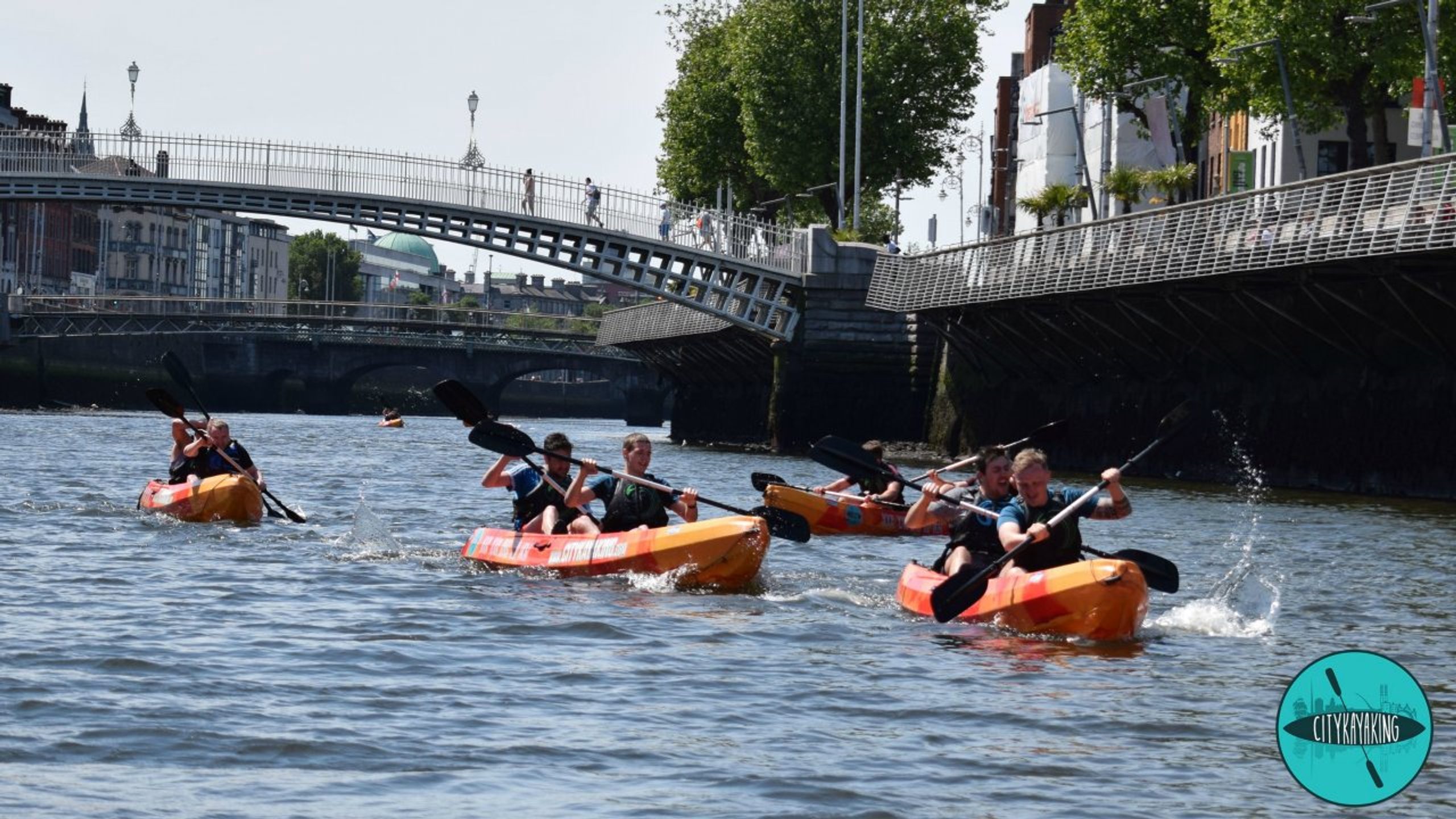 Kayaking in Dublin City