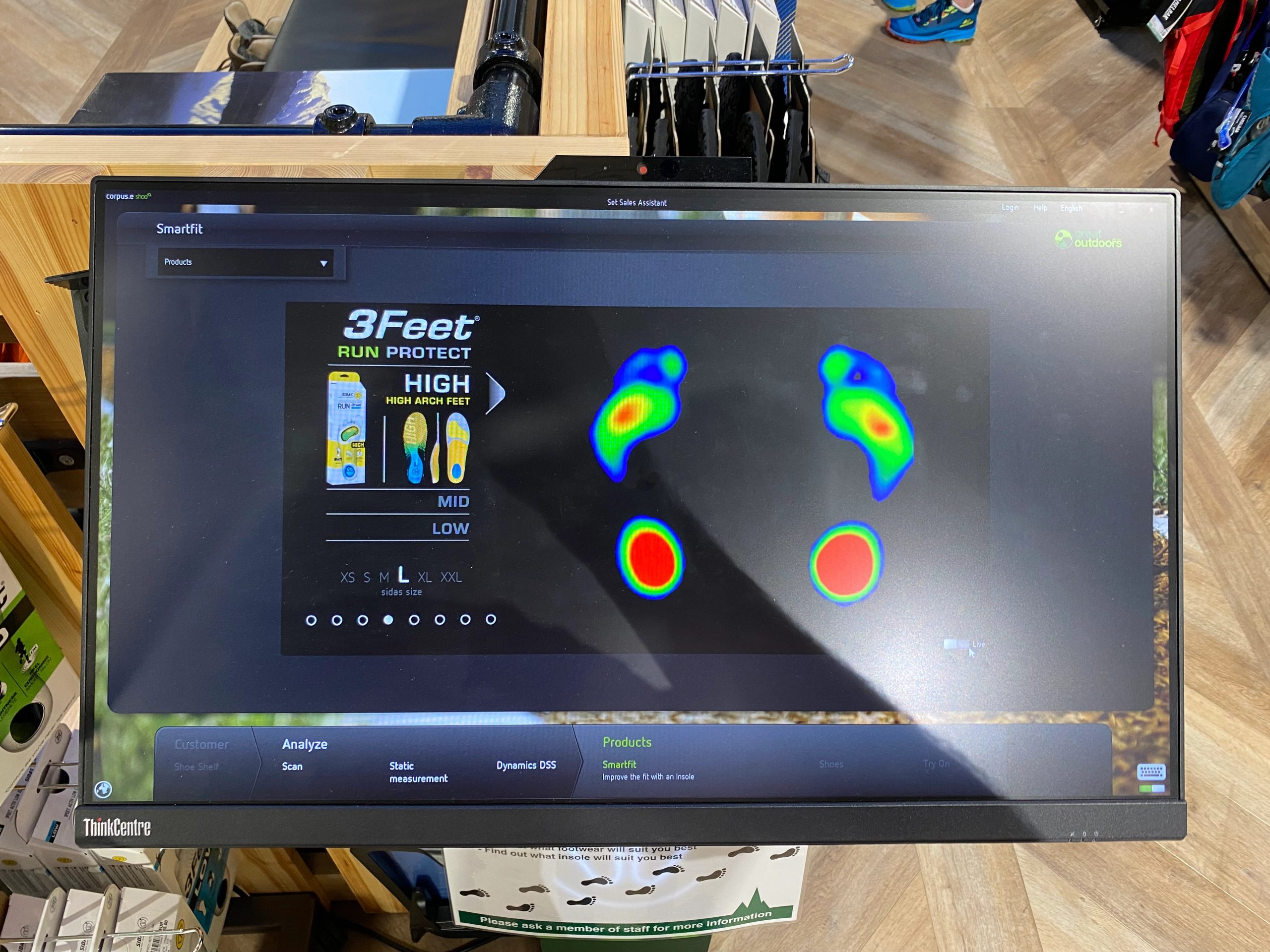 Foot scanner Great outdoors