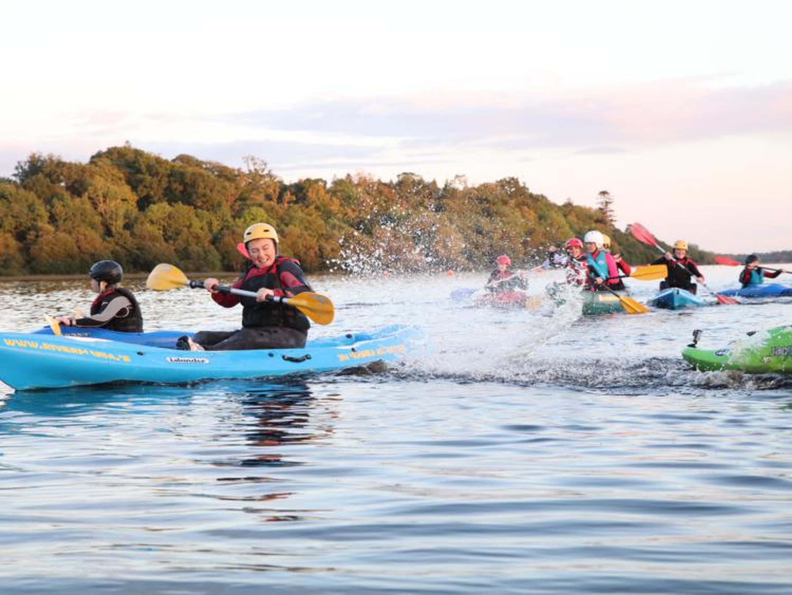 women on the water