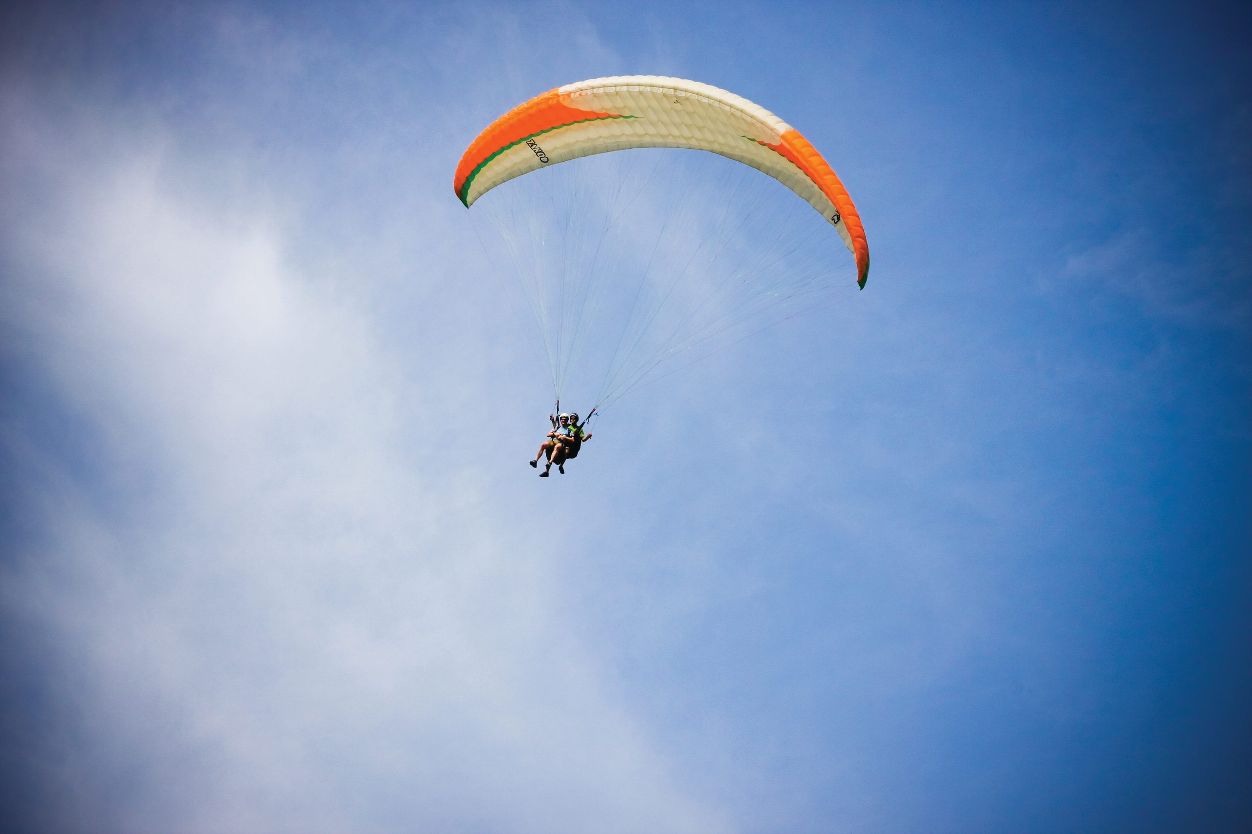 Paragliding in the Alps