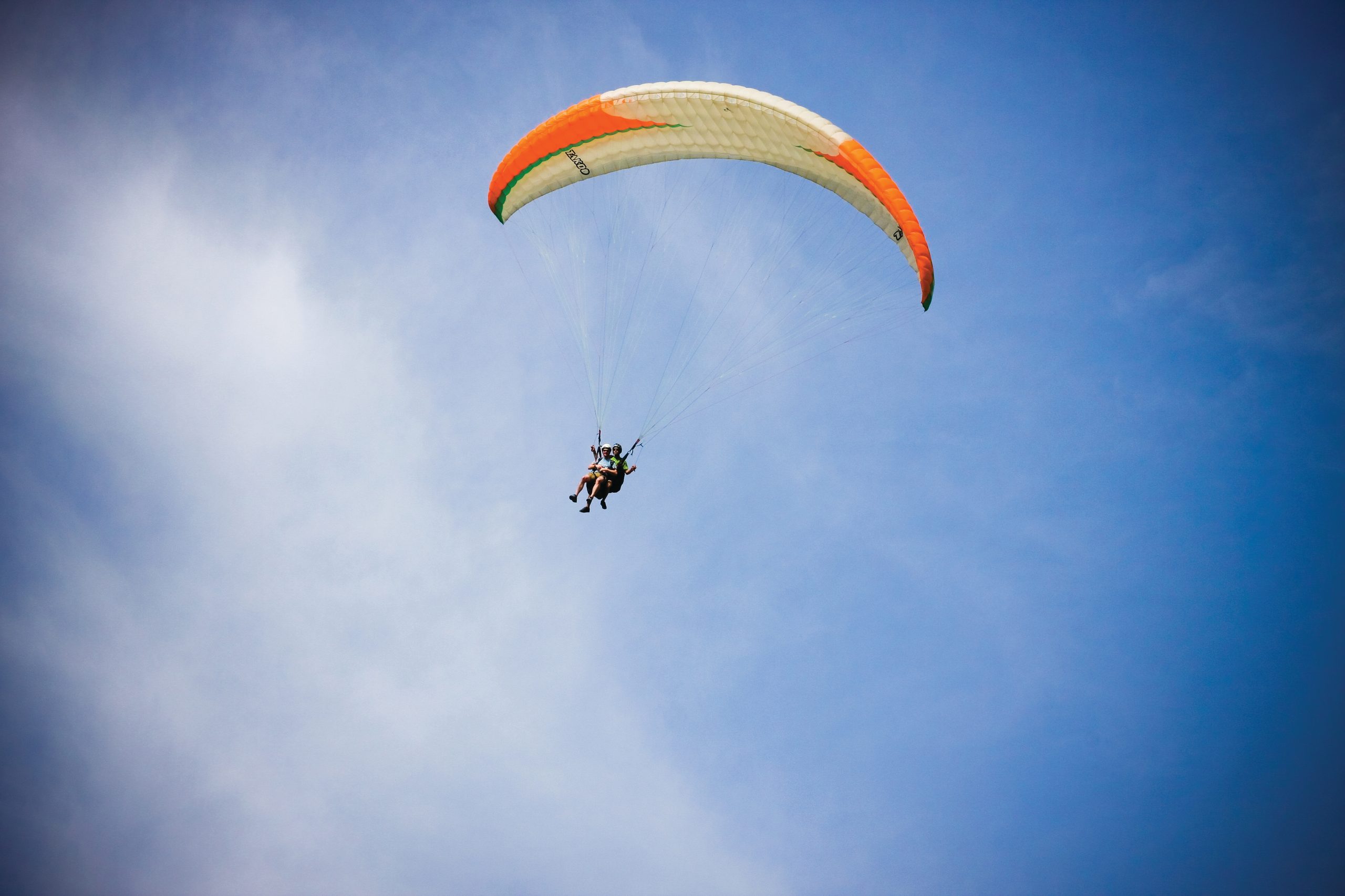 Paragliding in the Alps