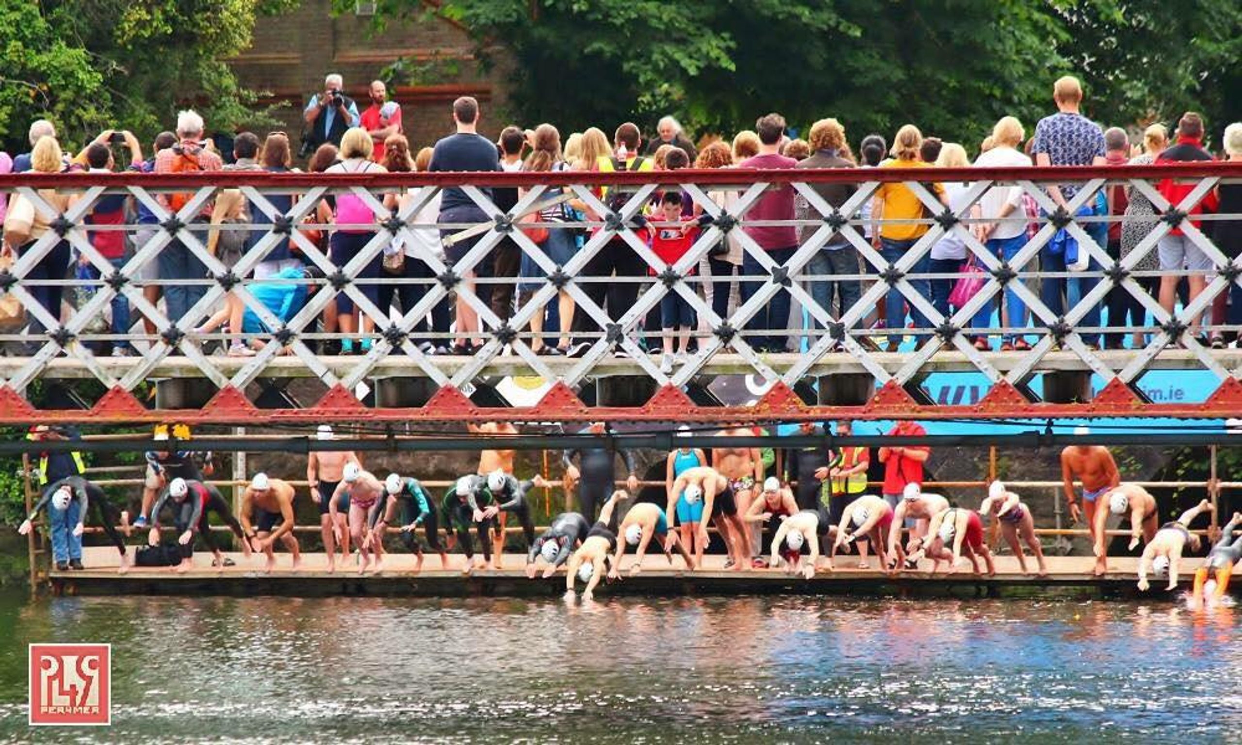 Open water swimming races
