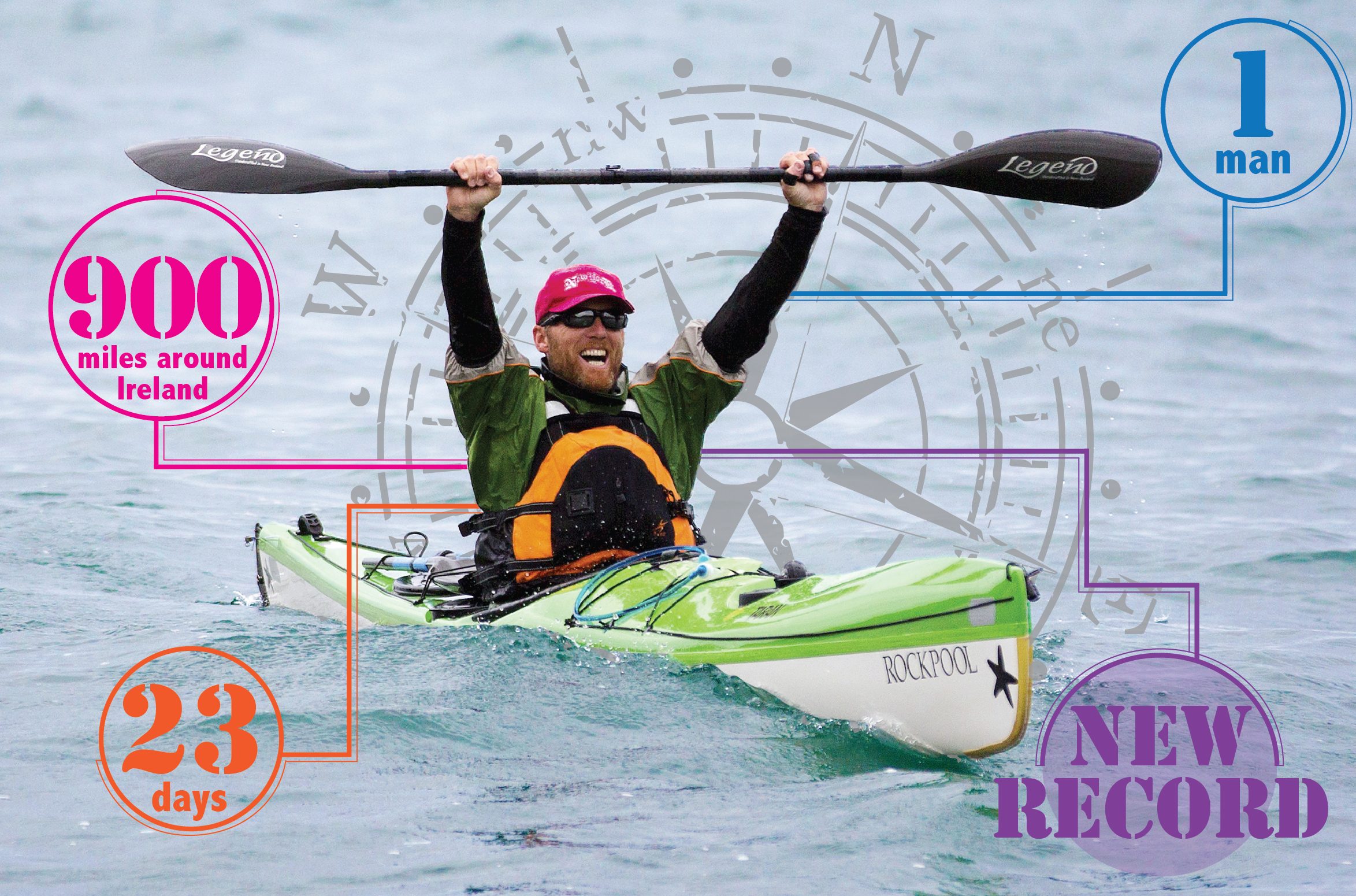 Mick O'Meara solo circumnavigation of Ireland.
