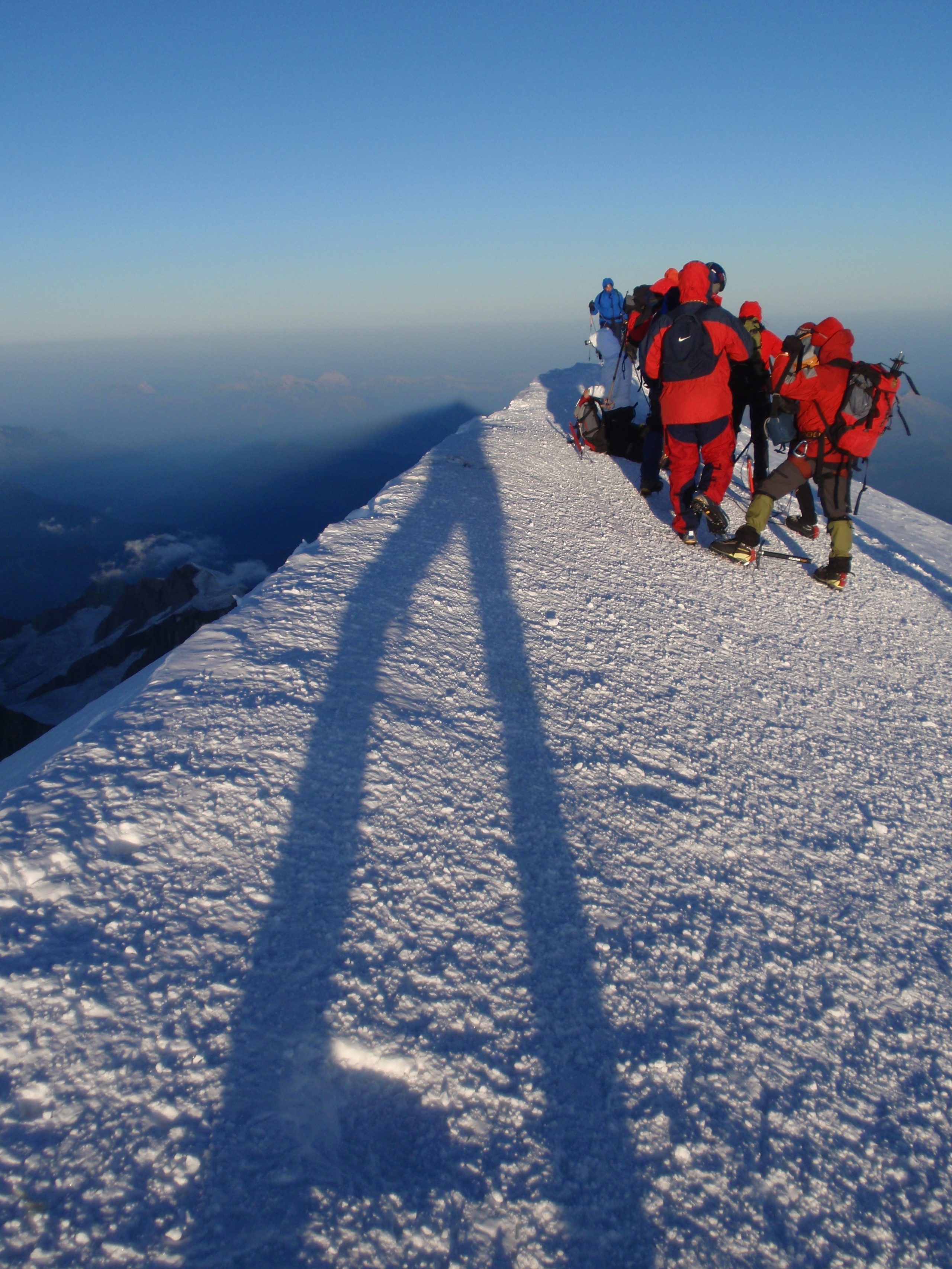 Mt Blanc summit climb. 