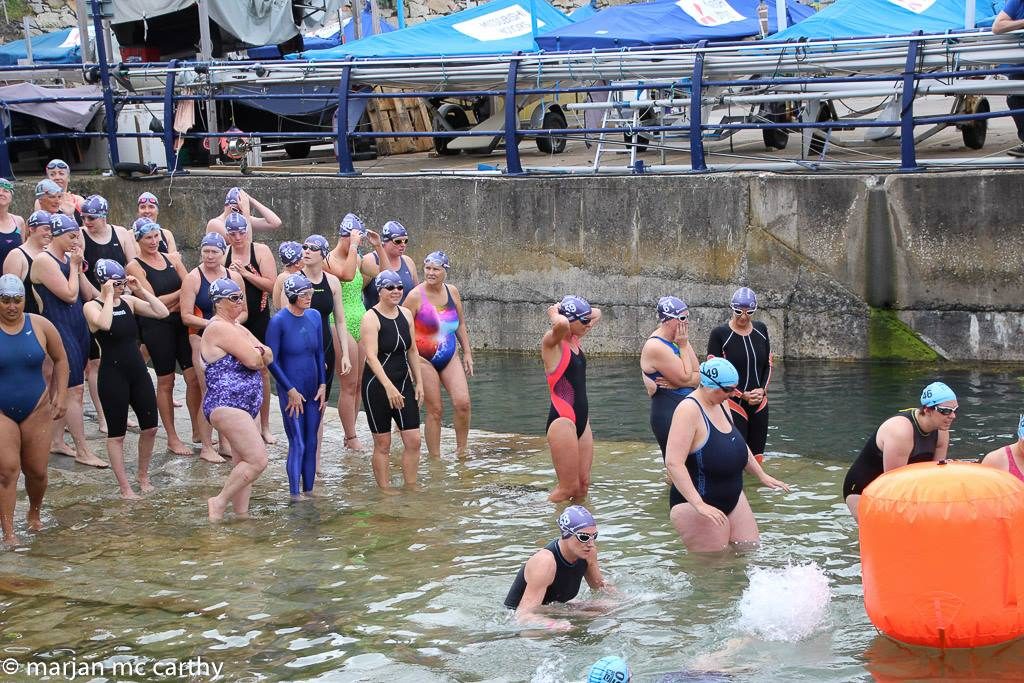 Open water swimming races