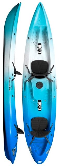 perception-gemini-tandem-kayak-sea-spray