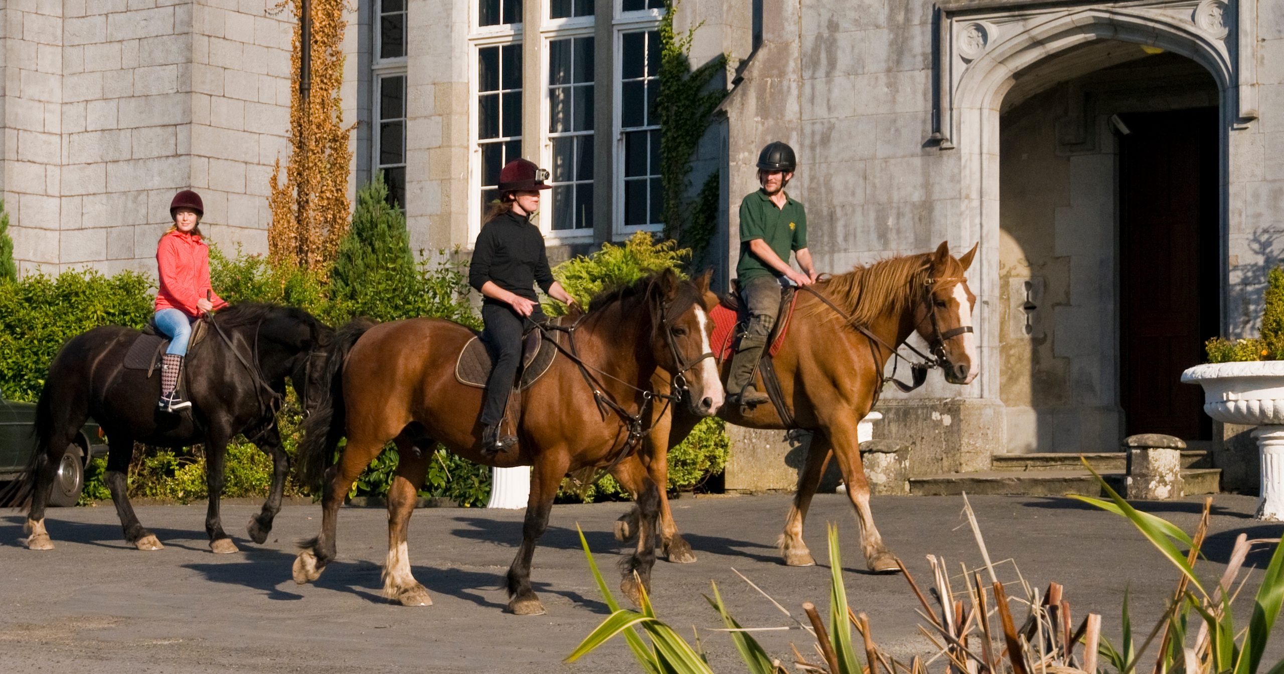 Horse riding at Kinnitty