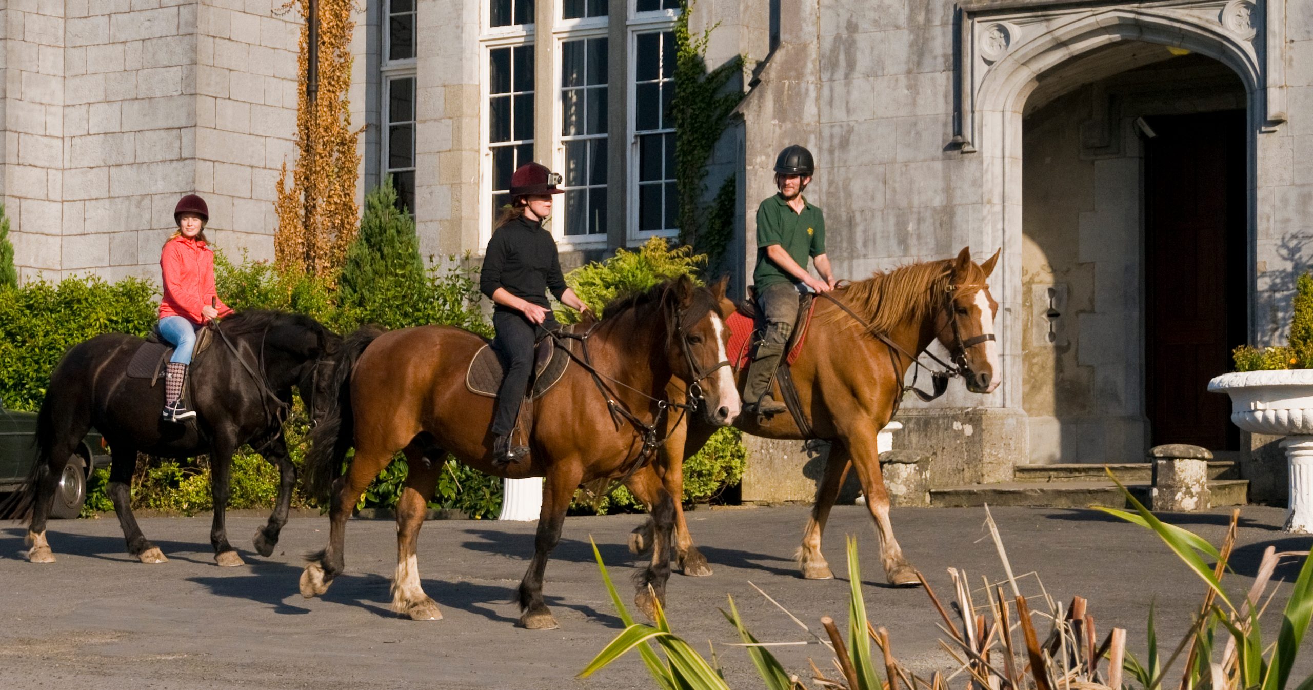 Horse riding at Kinnitty