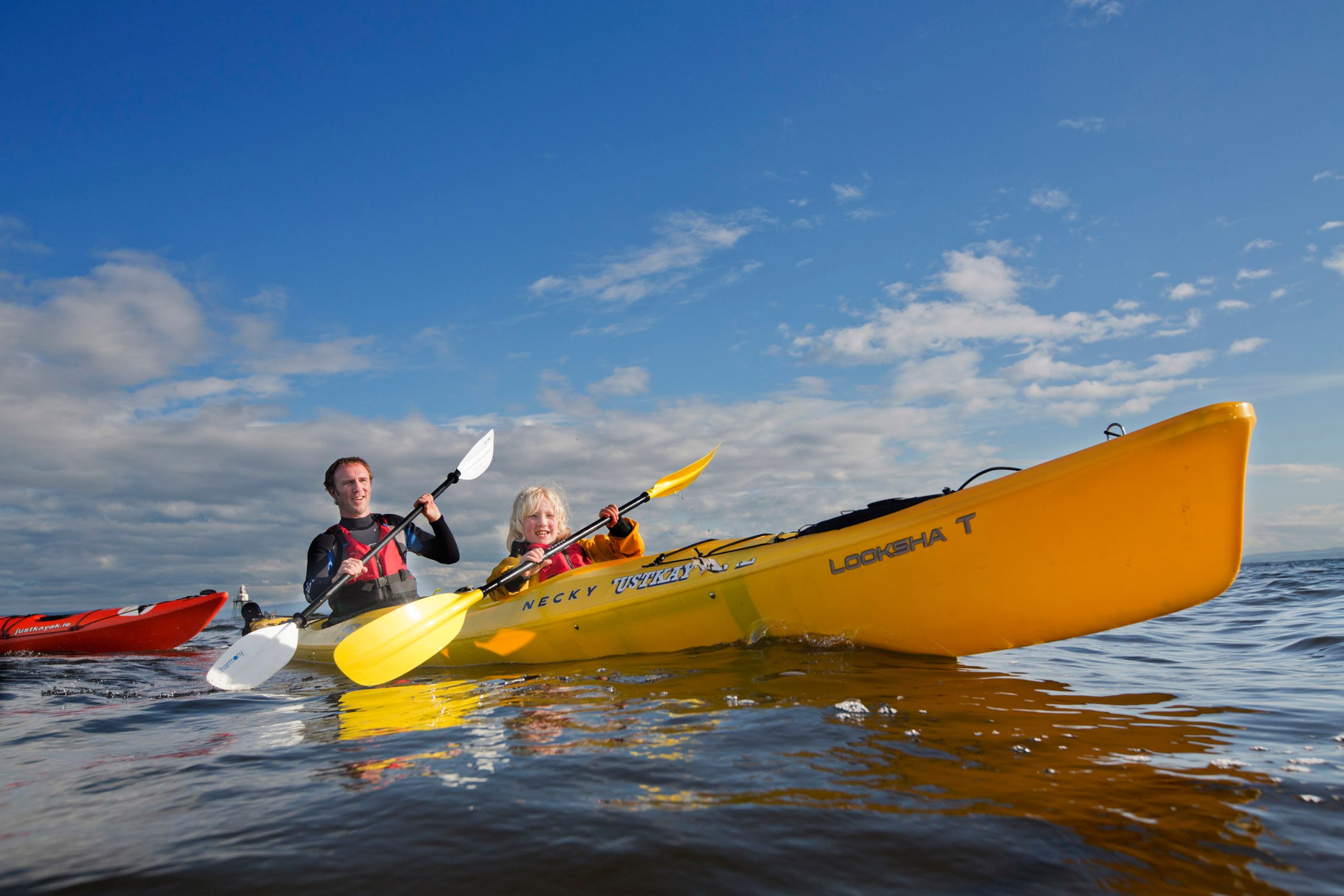 Kayaking in Moville 