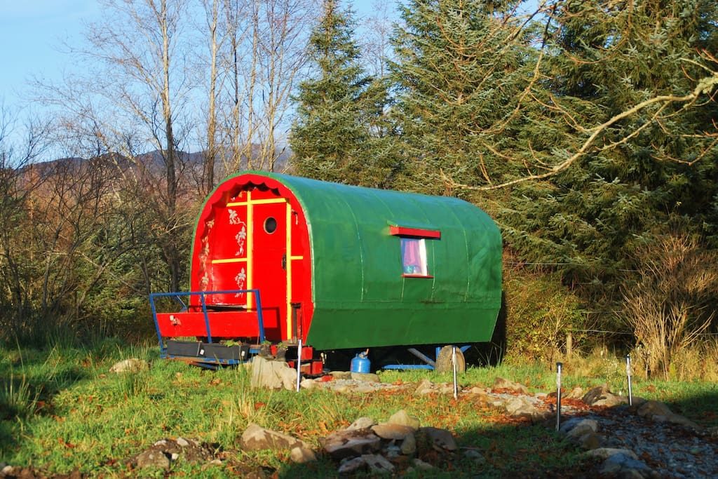 Fintown gypsey caravan coolest airbnb ireland