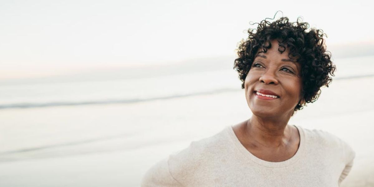 woman happy and at peace trusting her inner wisdom