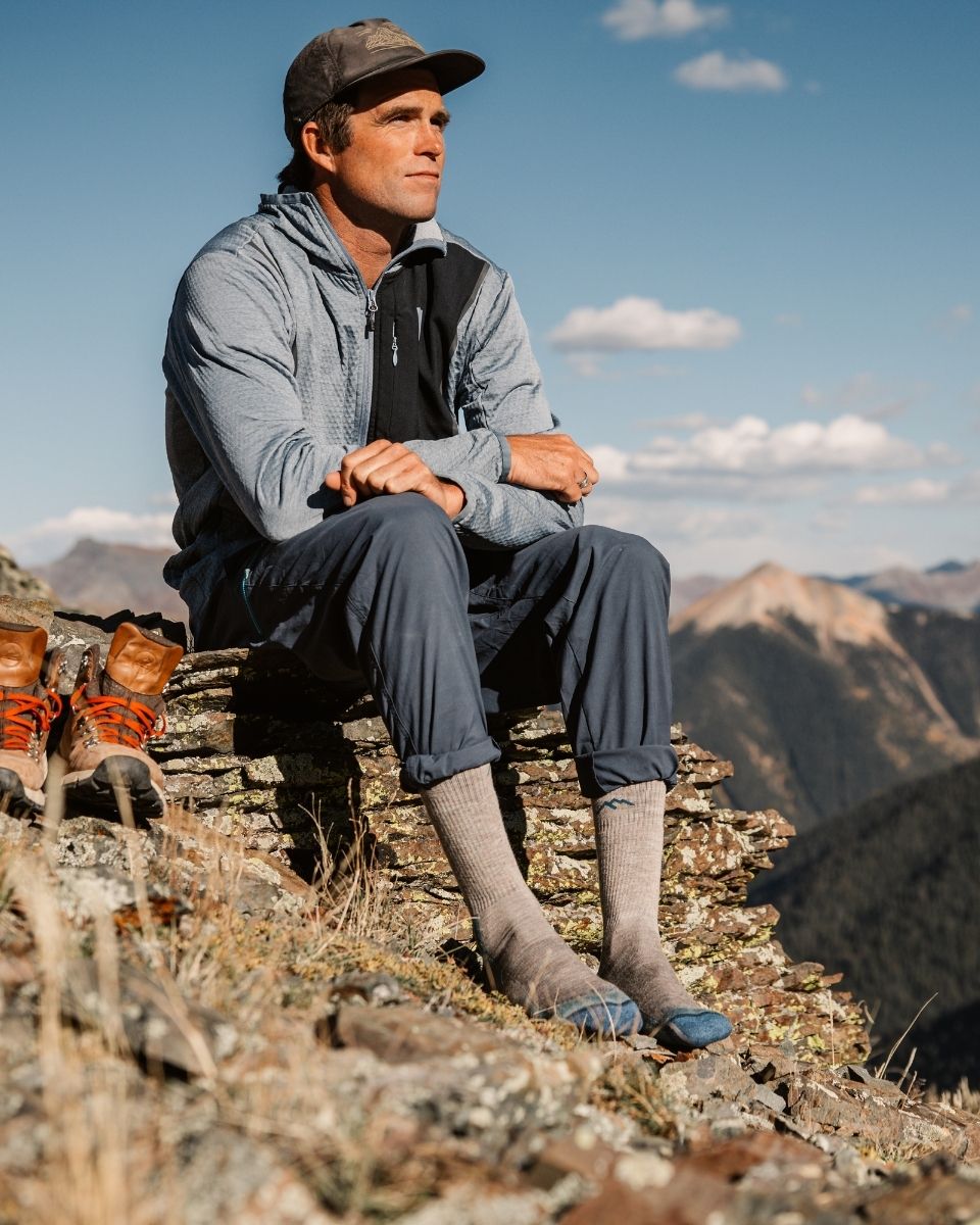 Darn tough socks in use