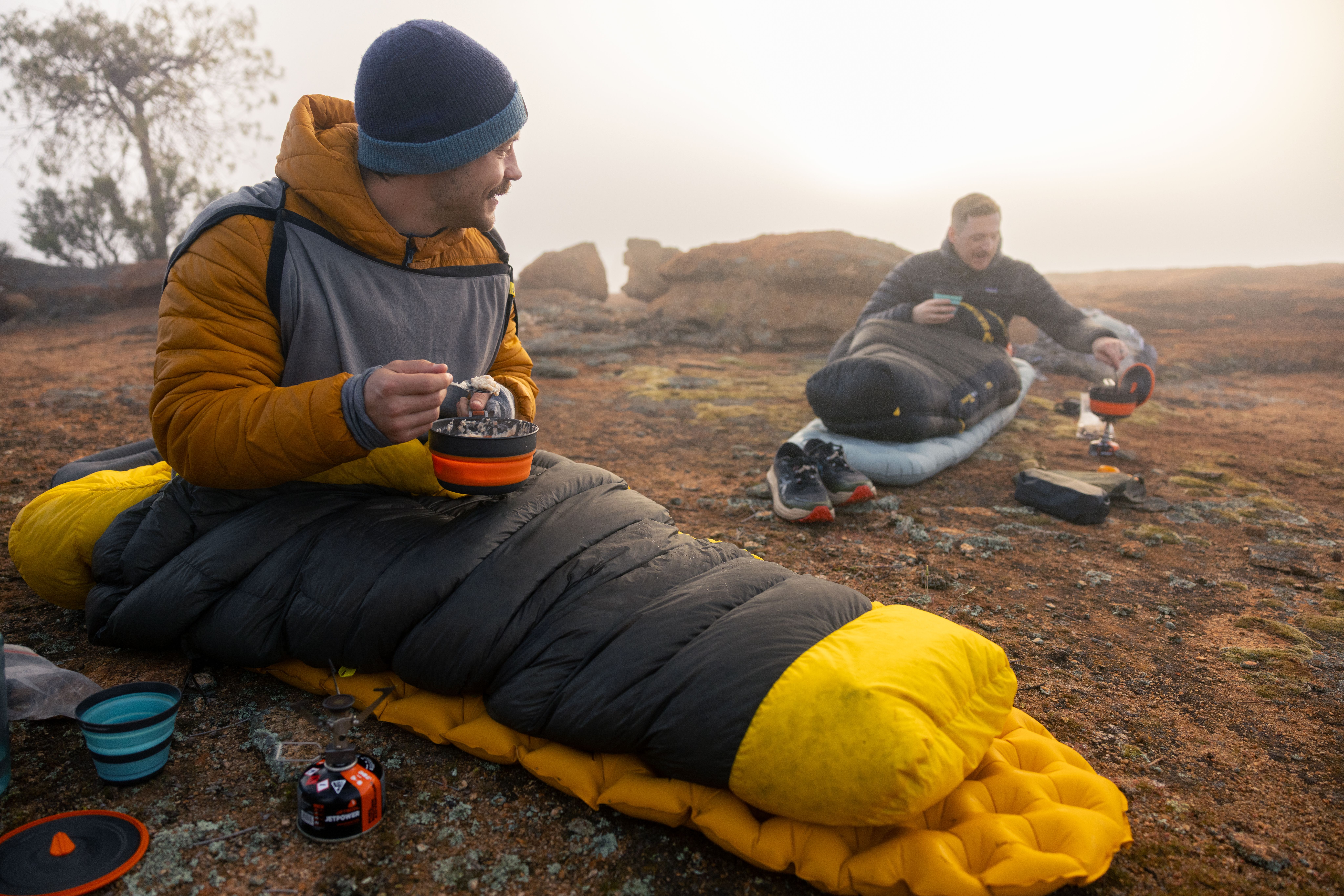 Sea To Summit sleeping bag Spark in use