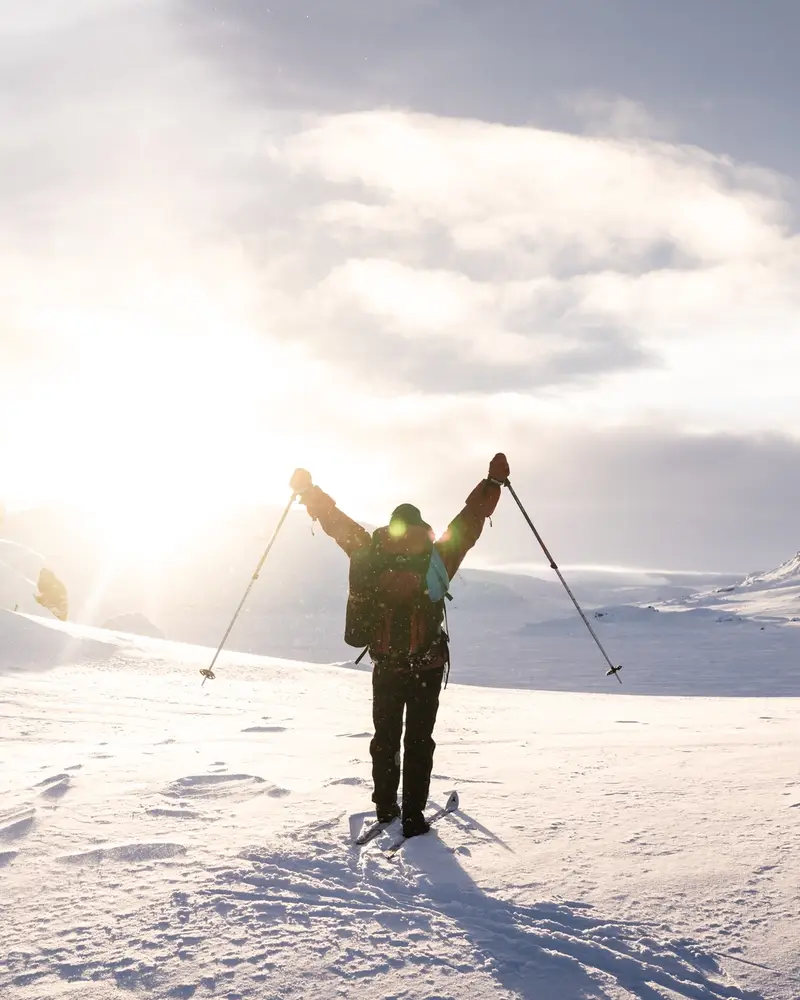 Åsnes Stavar för turskidåkning