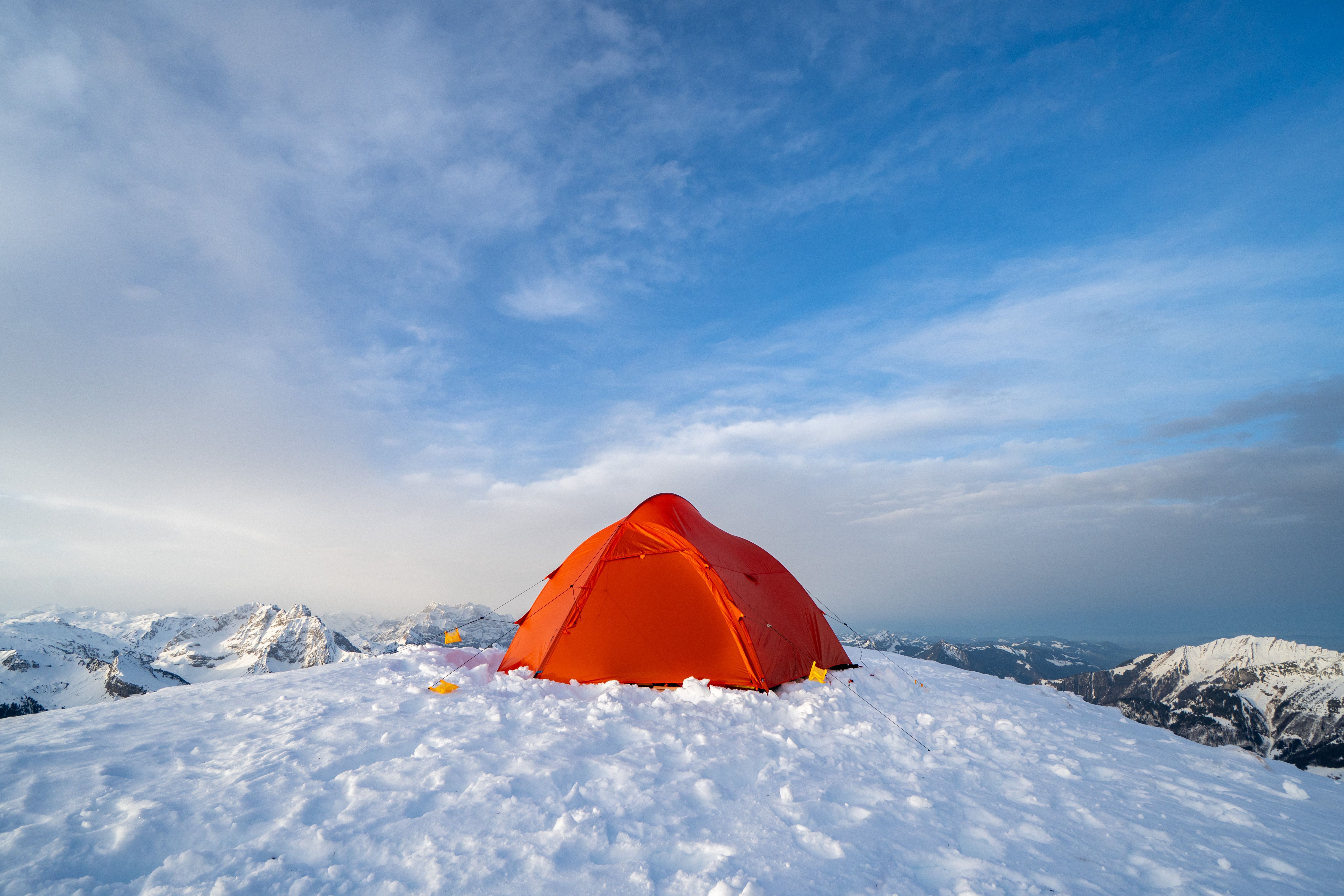 Exped Orion tent in use