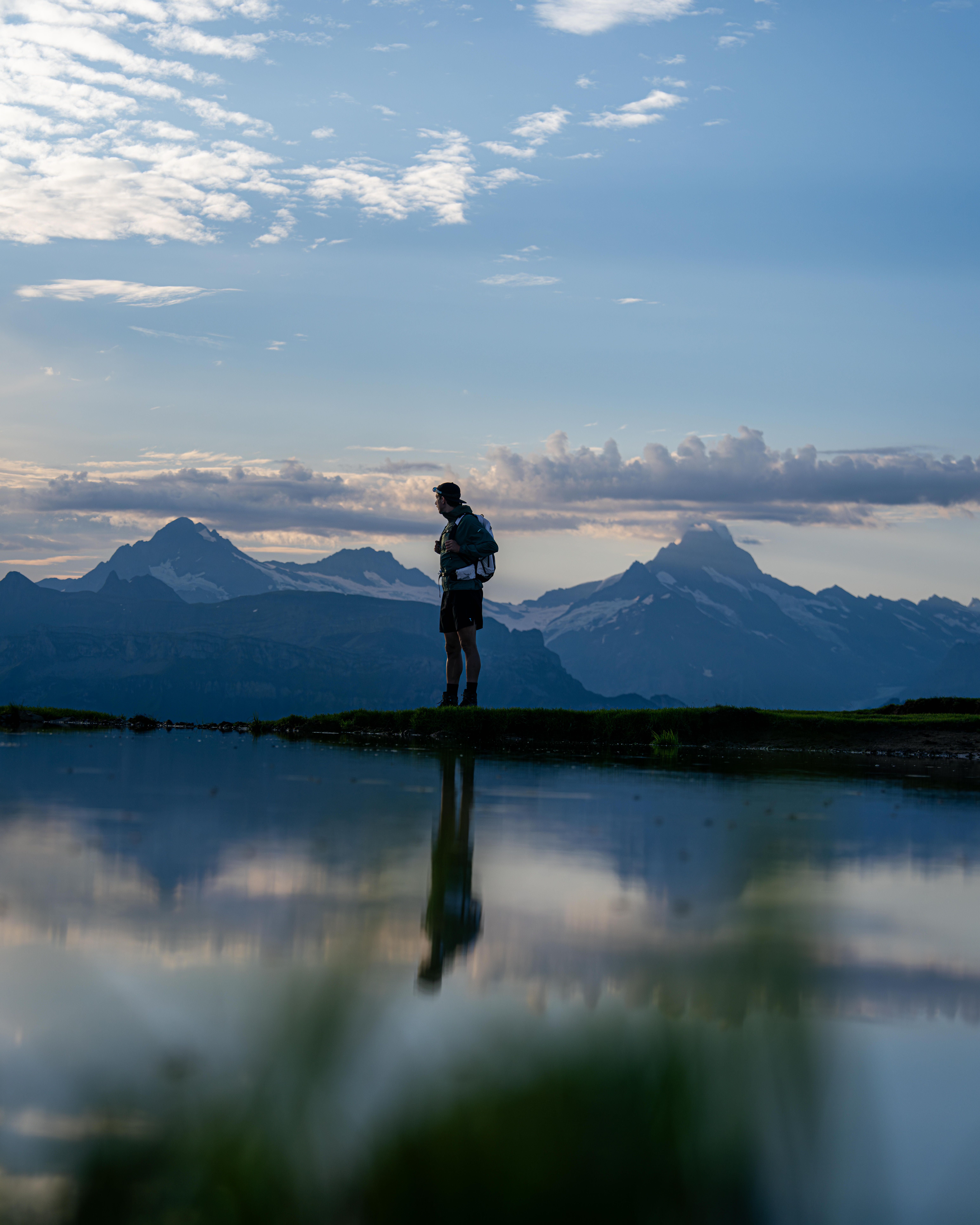 Hiker in the mountains