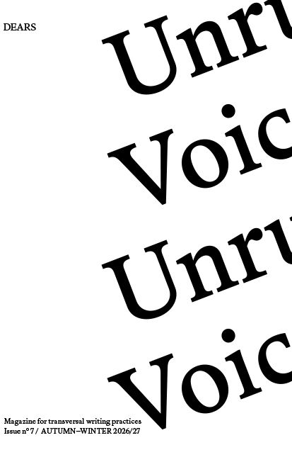 COVER UNRULY VOICES ISSUE 7