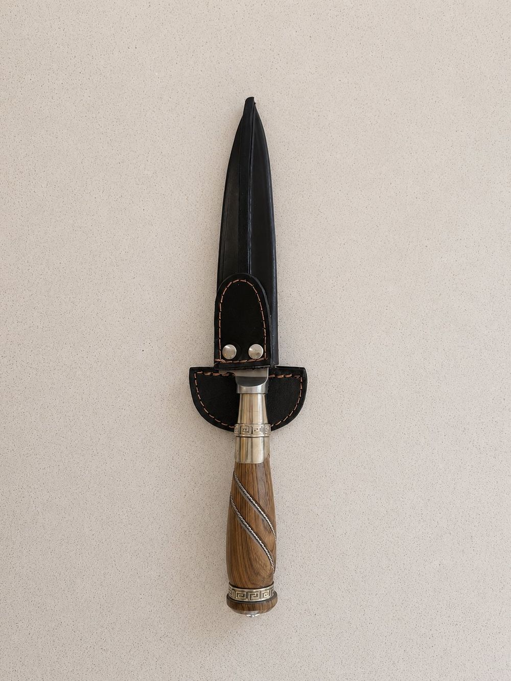 Cuchillo gallonado marron — miniatura 4