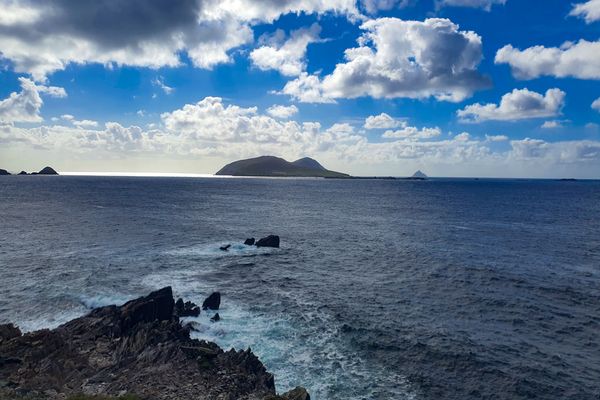 The Blasket Islands from the cliffs near Slea Head