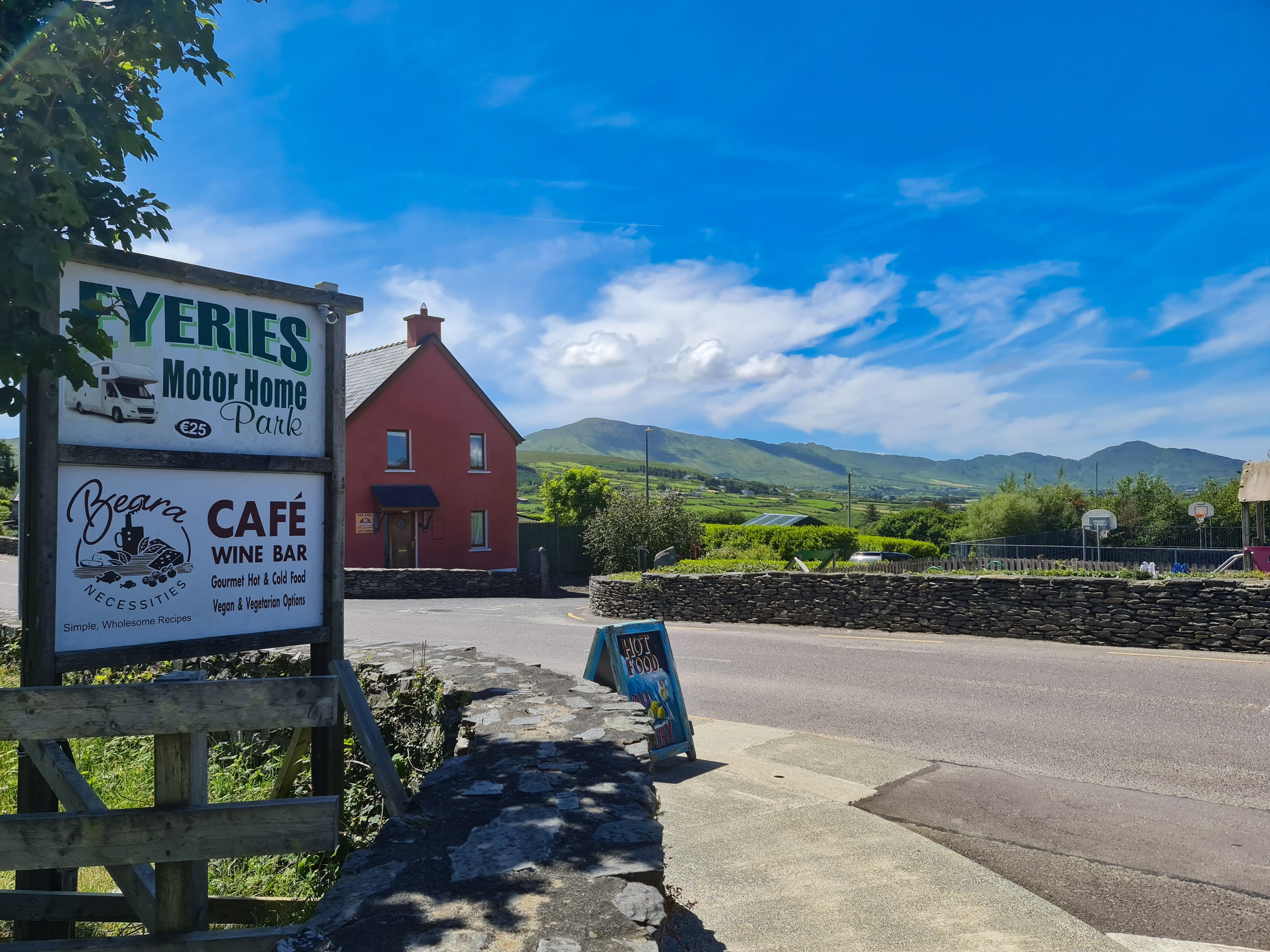 The village of Eyeries on the Beara Peninsula
